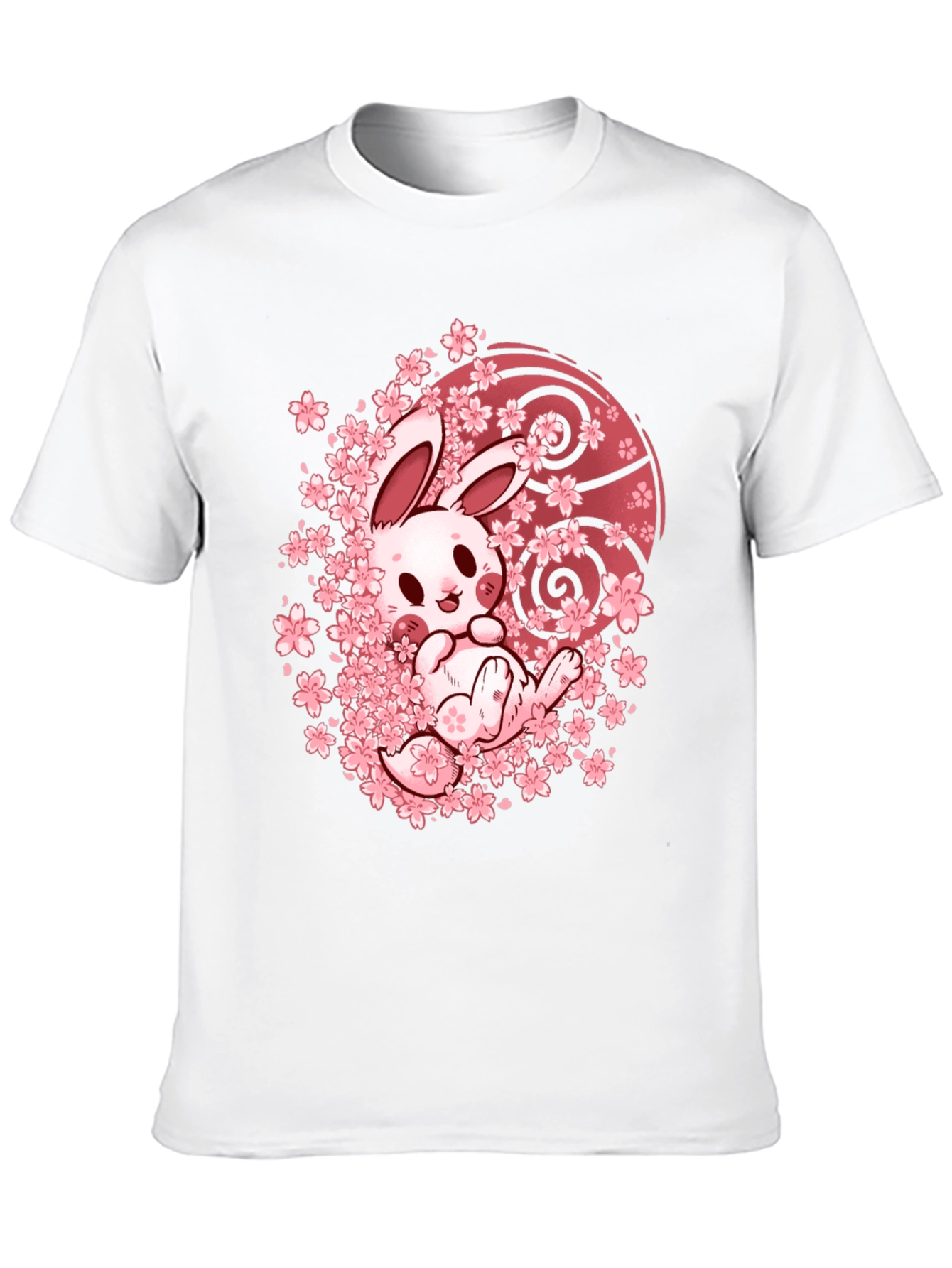Bunny Sakura T-Shirt - Kawaii Japanese Design