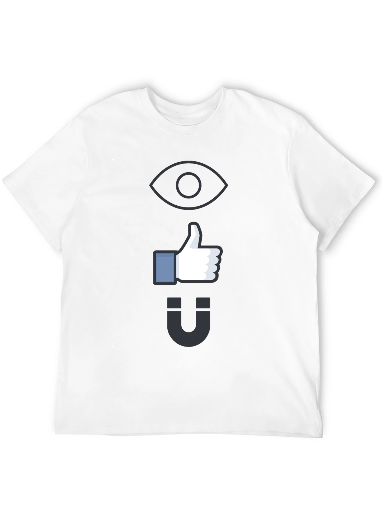 Eye Like Magnet Black Graphic Tee