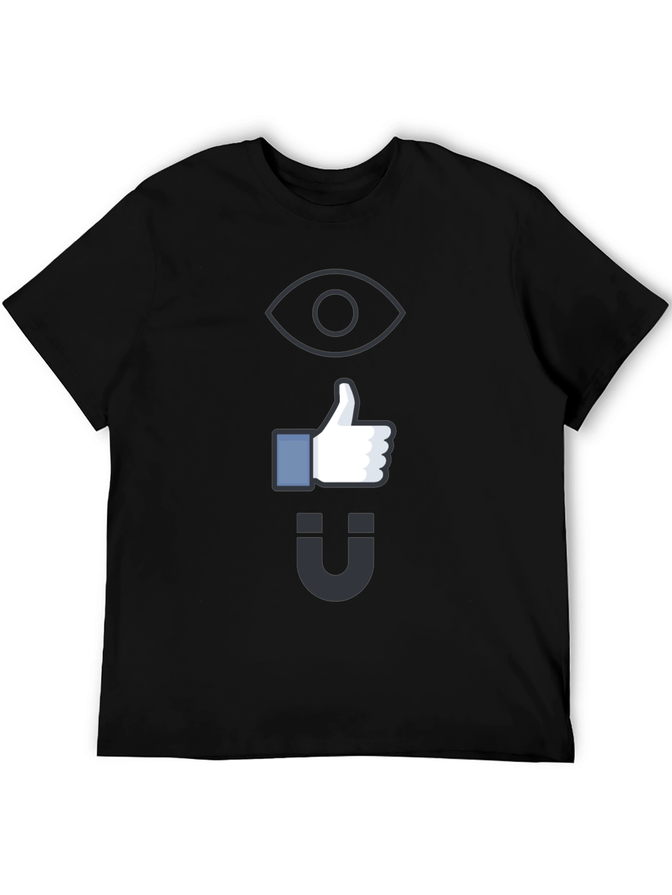 Eye Like Magnet Black Graphic Tee