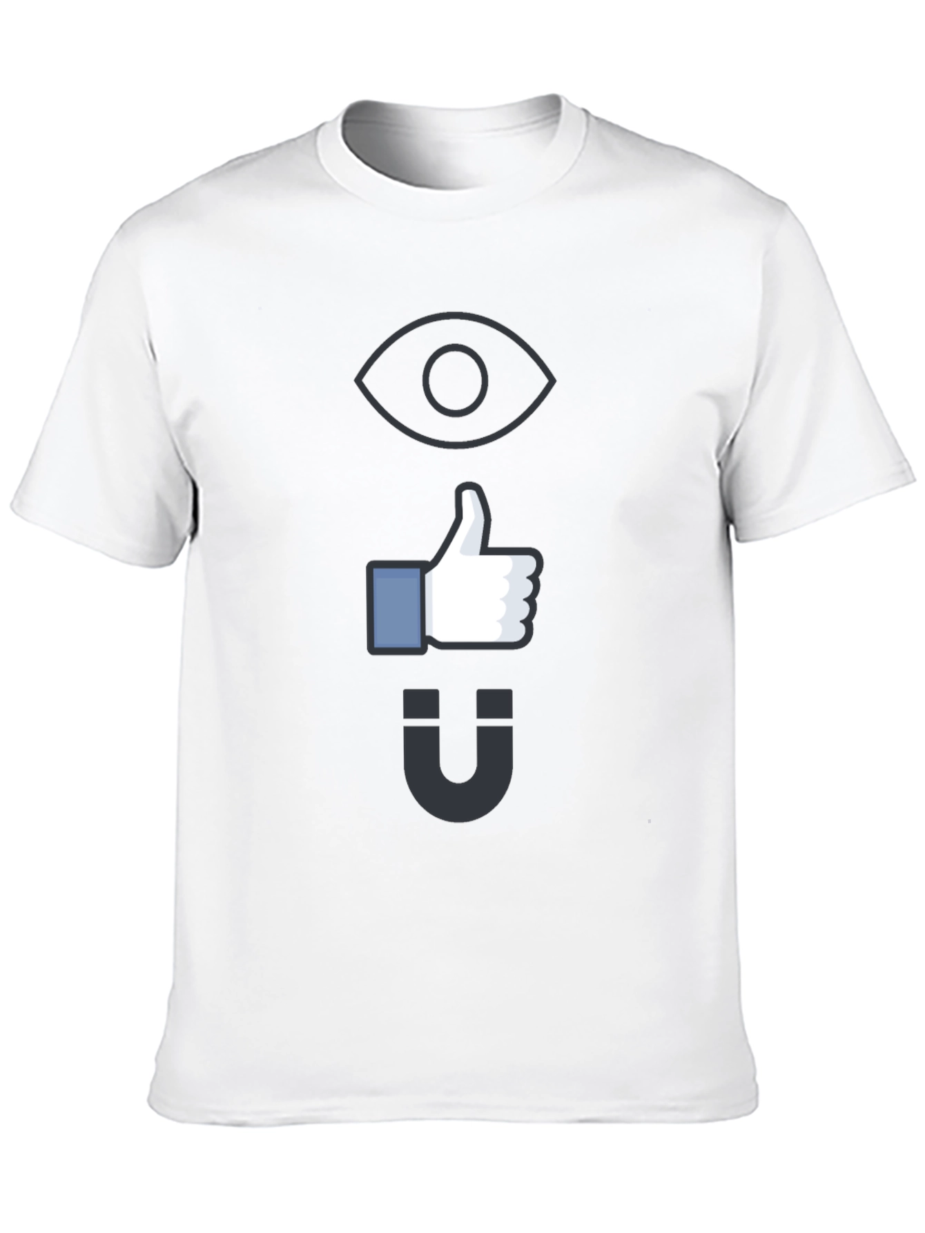 Eye Like Magnet Black Graphic Tee