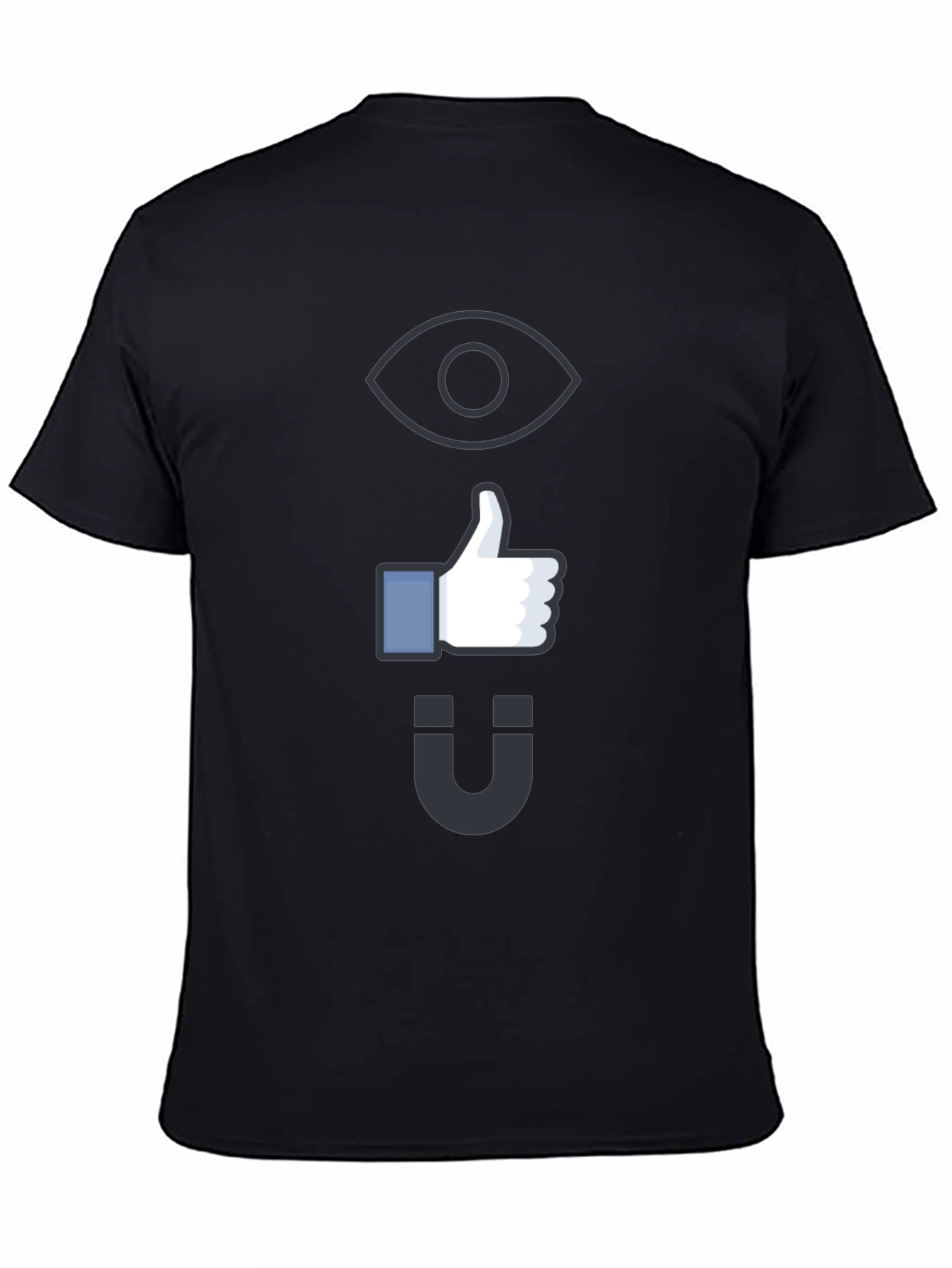 Eye Like Magnet Black Graphic Tee