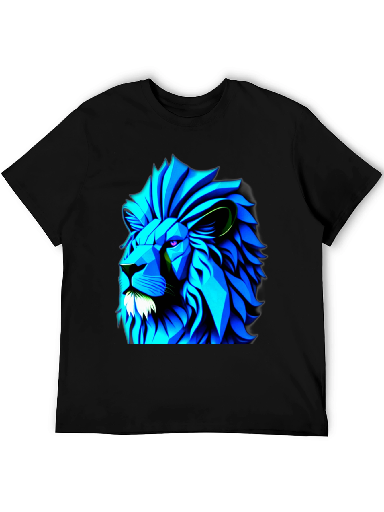 Geometric Lion Graphic Tee