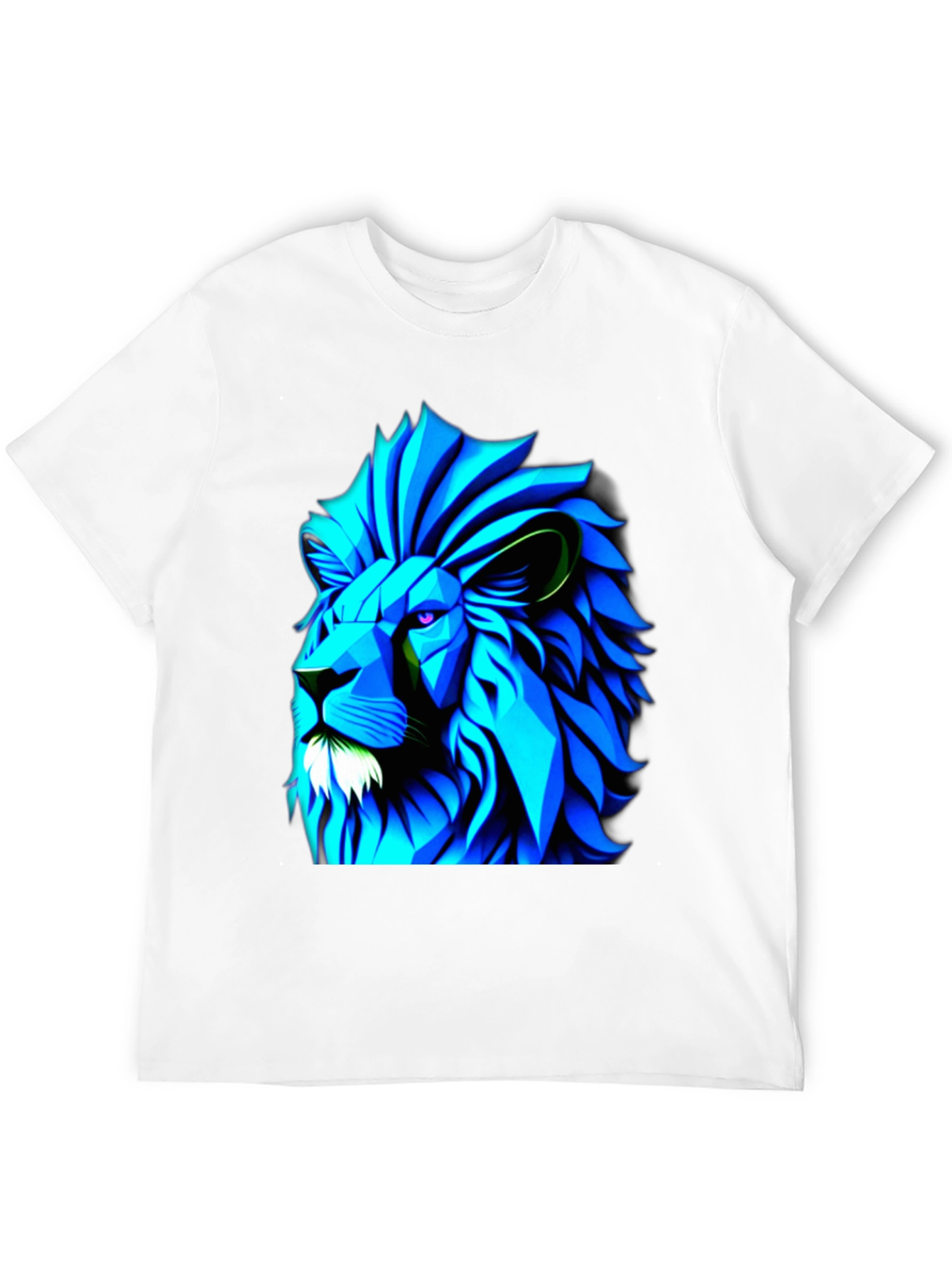 Geometric Lion Graphic Tee