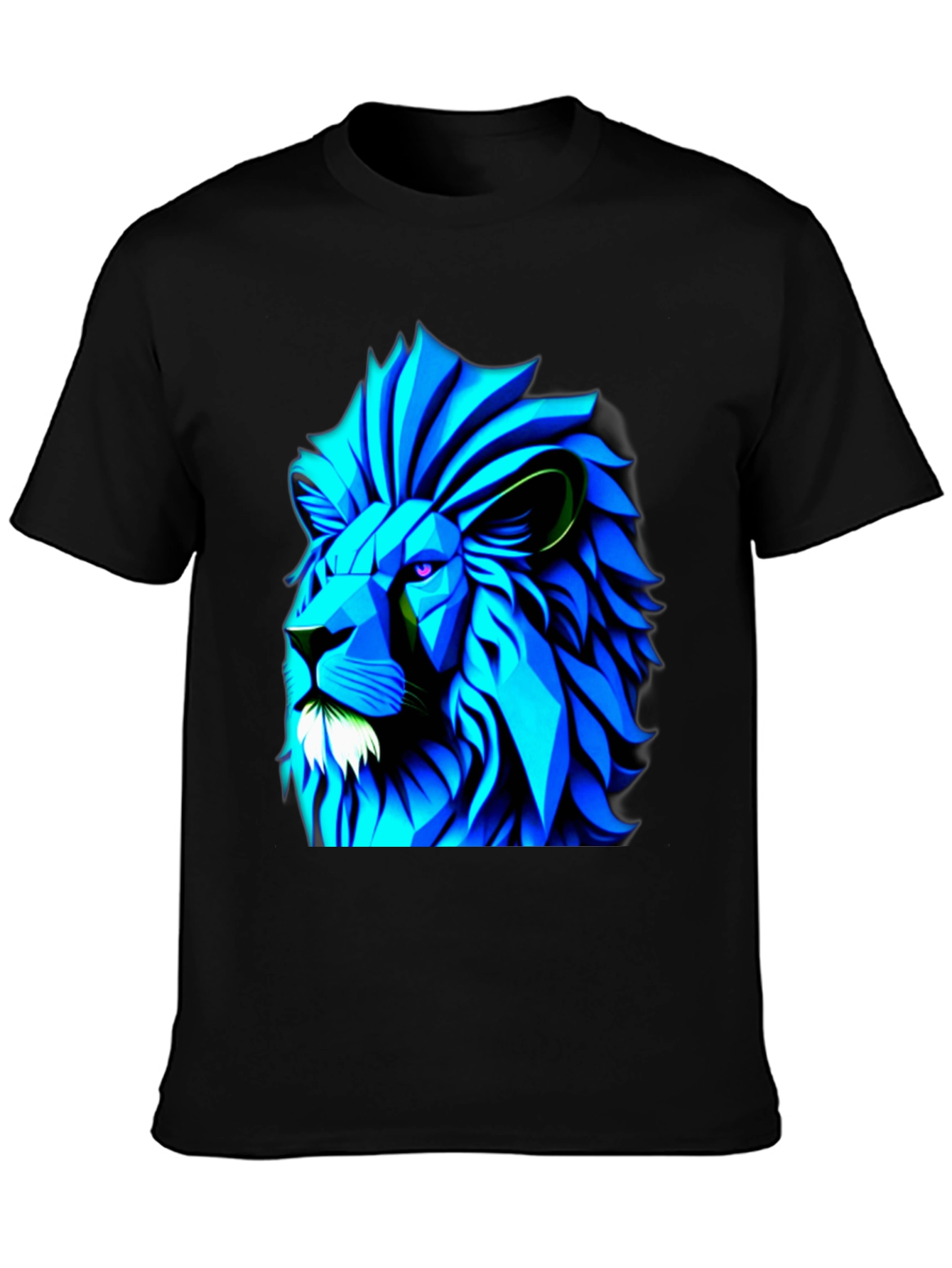 Geometric Lion Graphic Tee