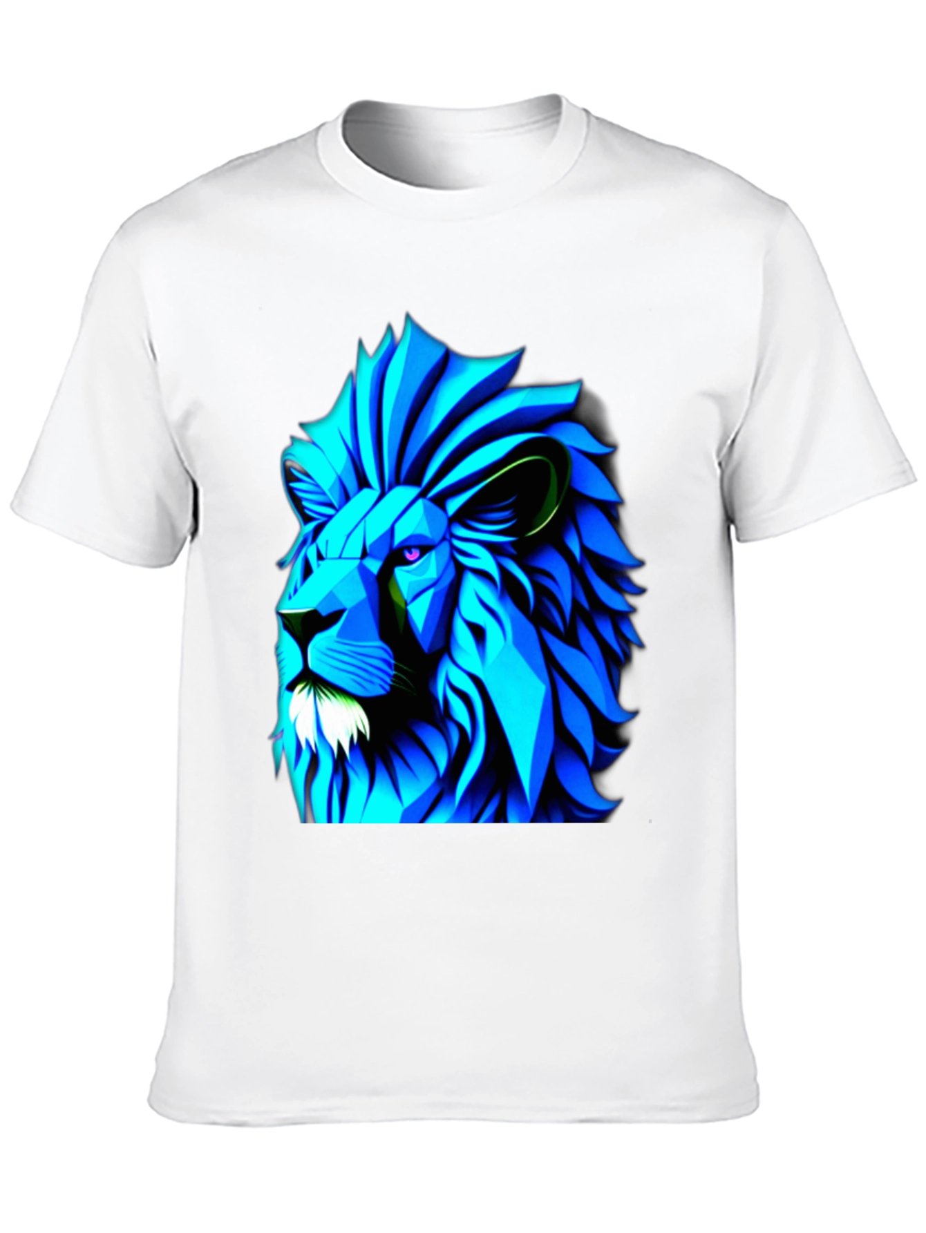 Geometric Lion Graphic Tee