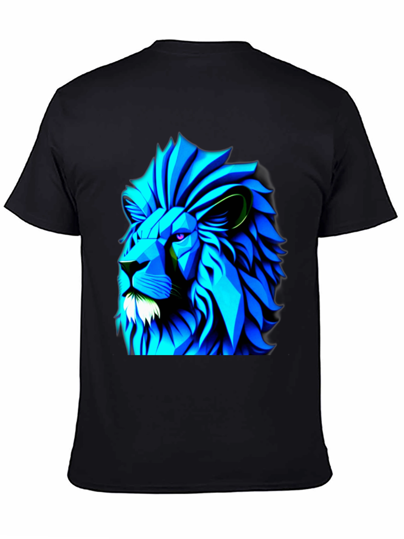 Geometric Lion Graphic Tee