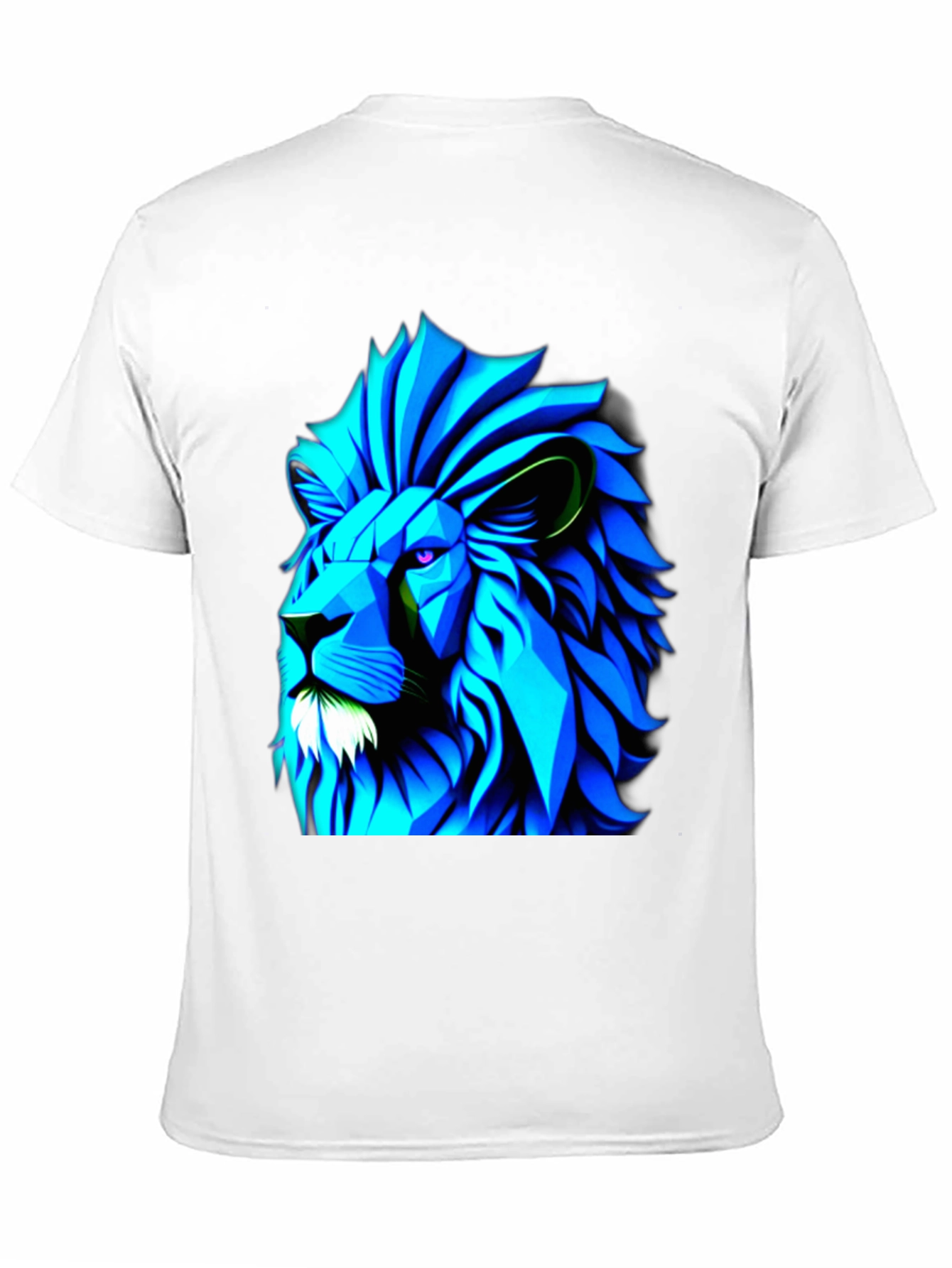 Geometric Lion Graphic Tee