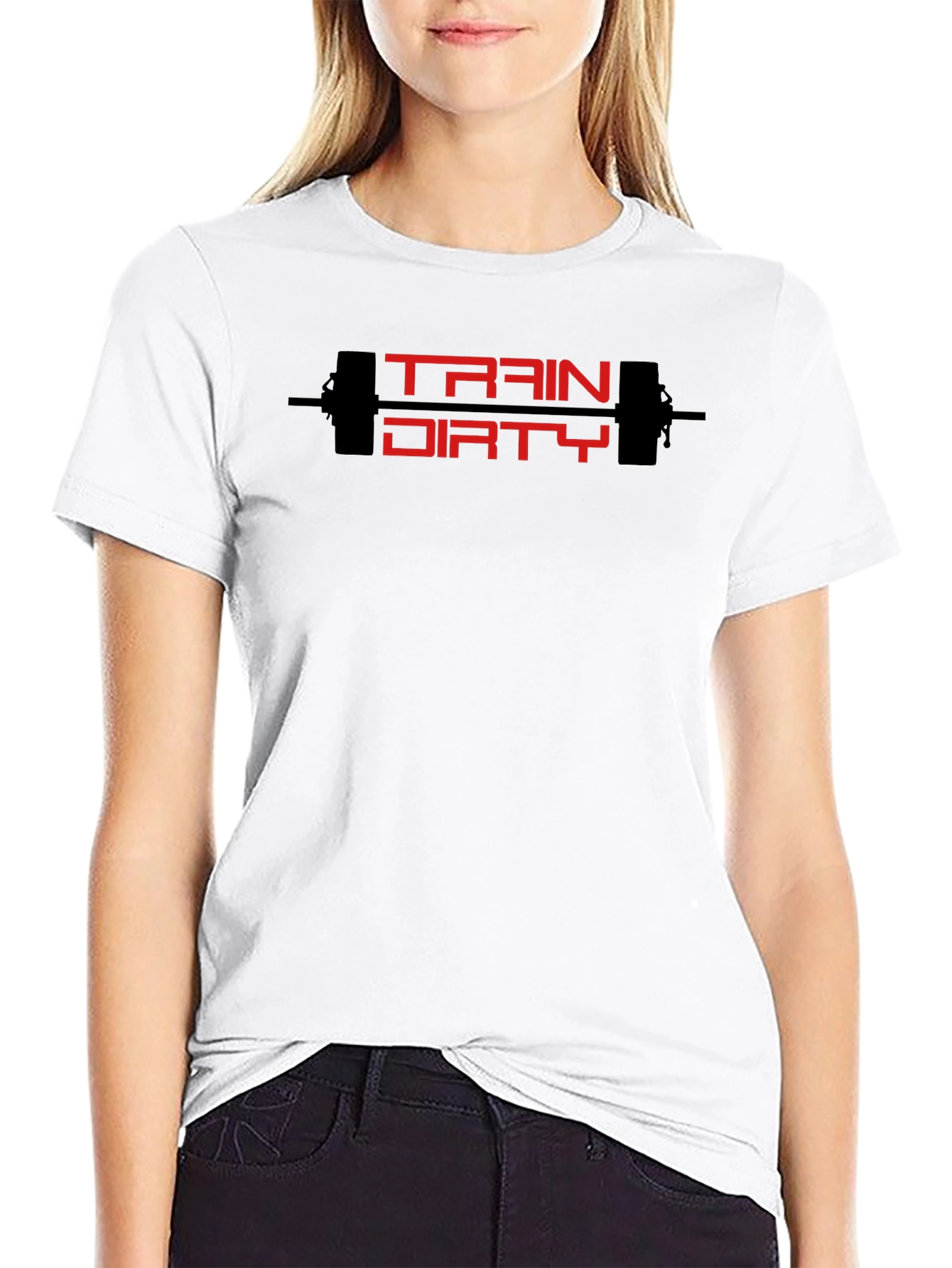 Train Dirty T-Shirt - Fitness Workout Graphic Tee