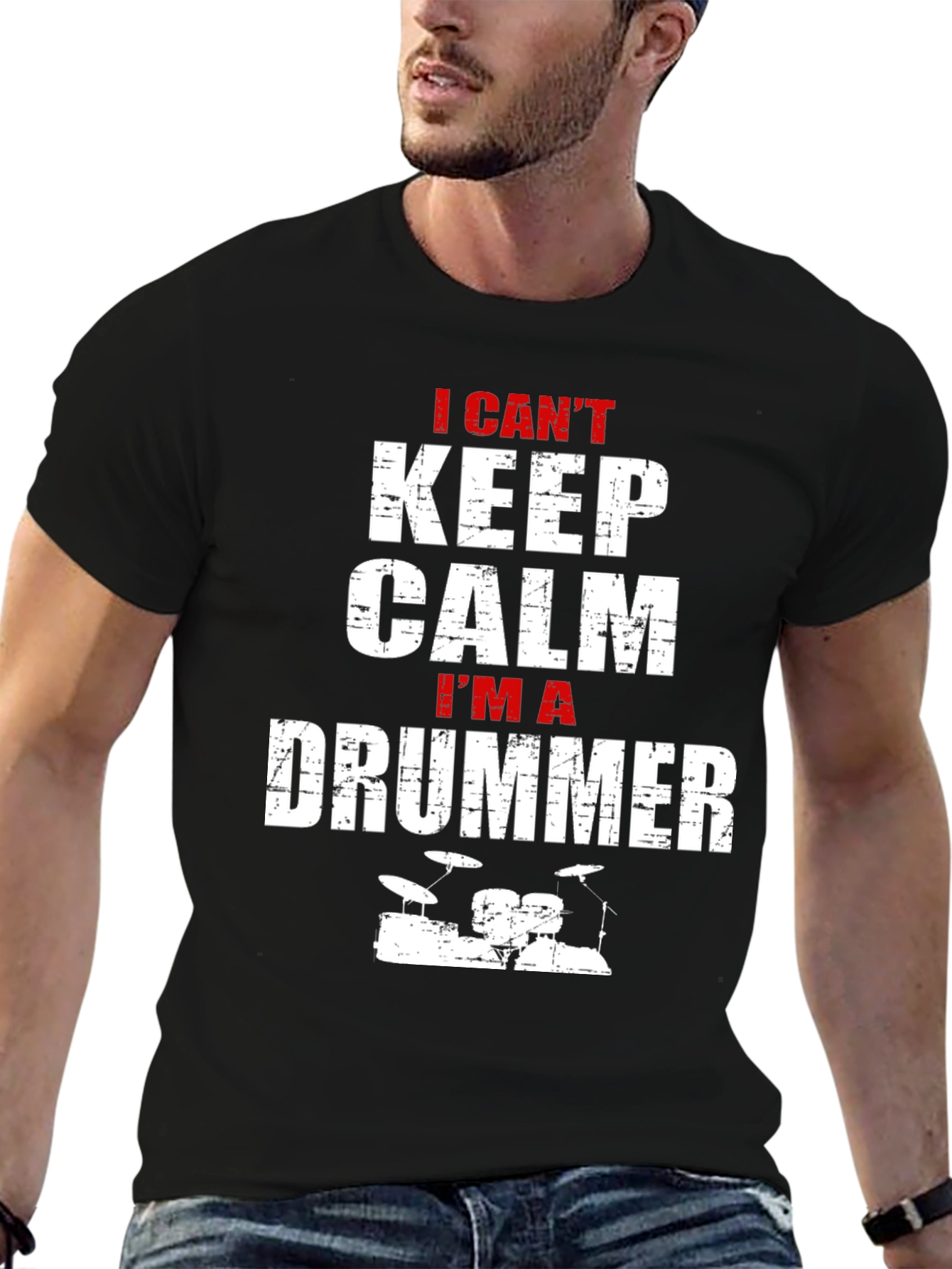 I Cant Keep Calm Im A Drummer T-Shirt