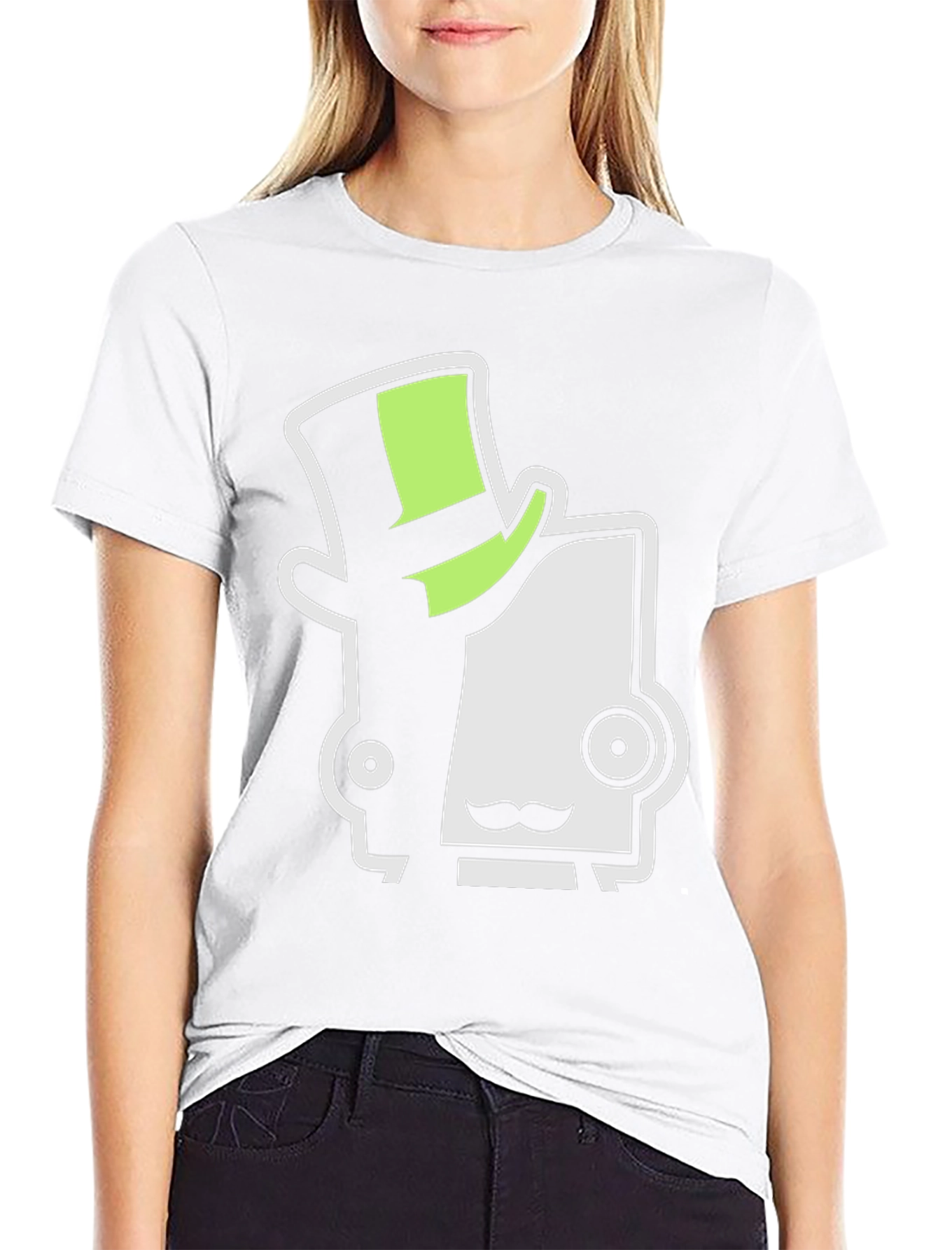 Unique Character Graphic Tee - Black Cotton Shirt