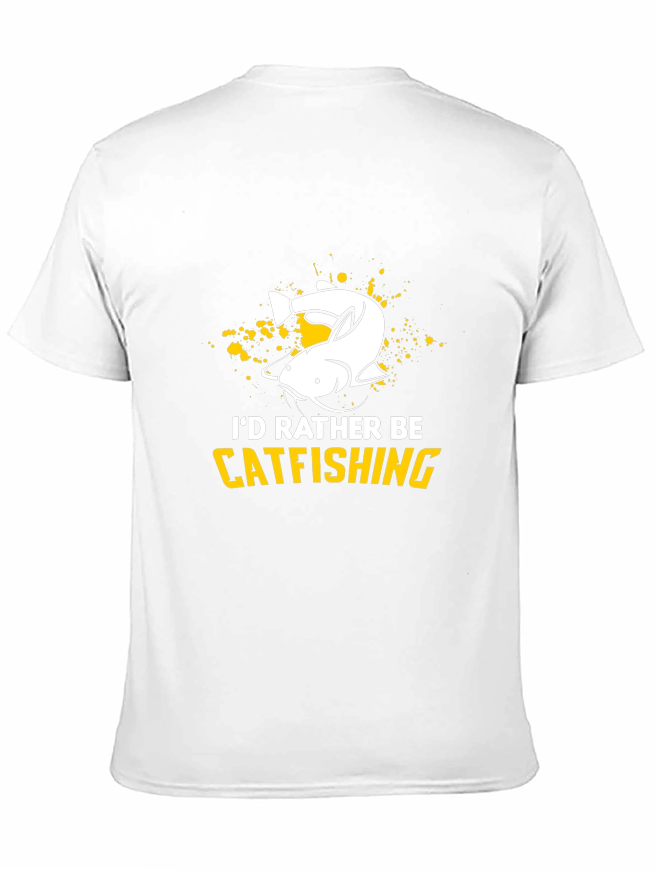 Id Rather Be Catfishing Graphic T-Shirt