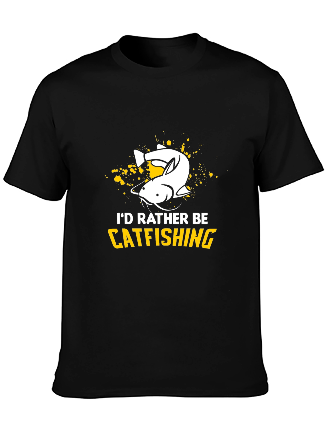 Id Rather Be Catfishing Graphic T-Shirt