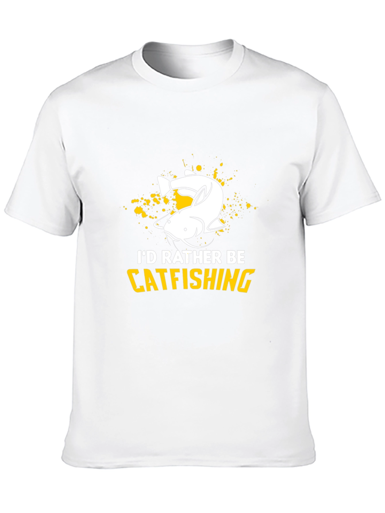 Id Rather Be Catfishing Graphic T-Shirt