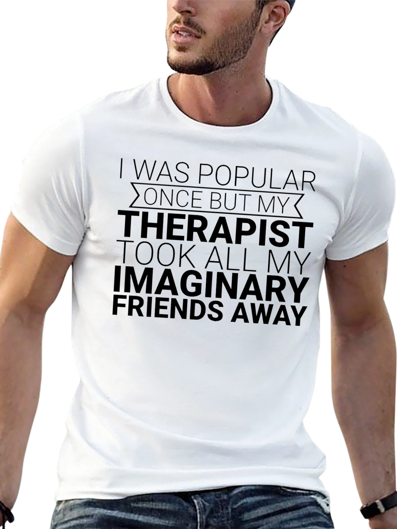 Funny Therapist Imaginary Friends Graphic Tee