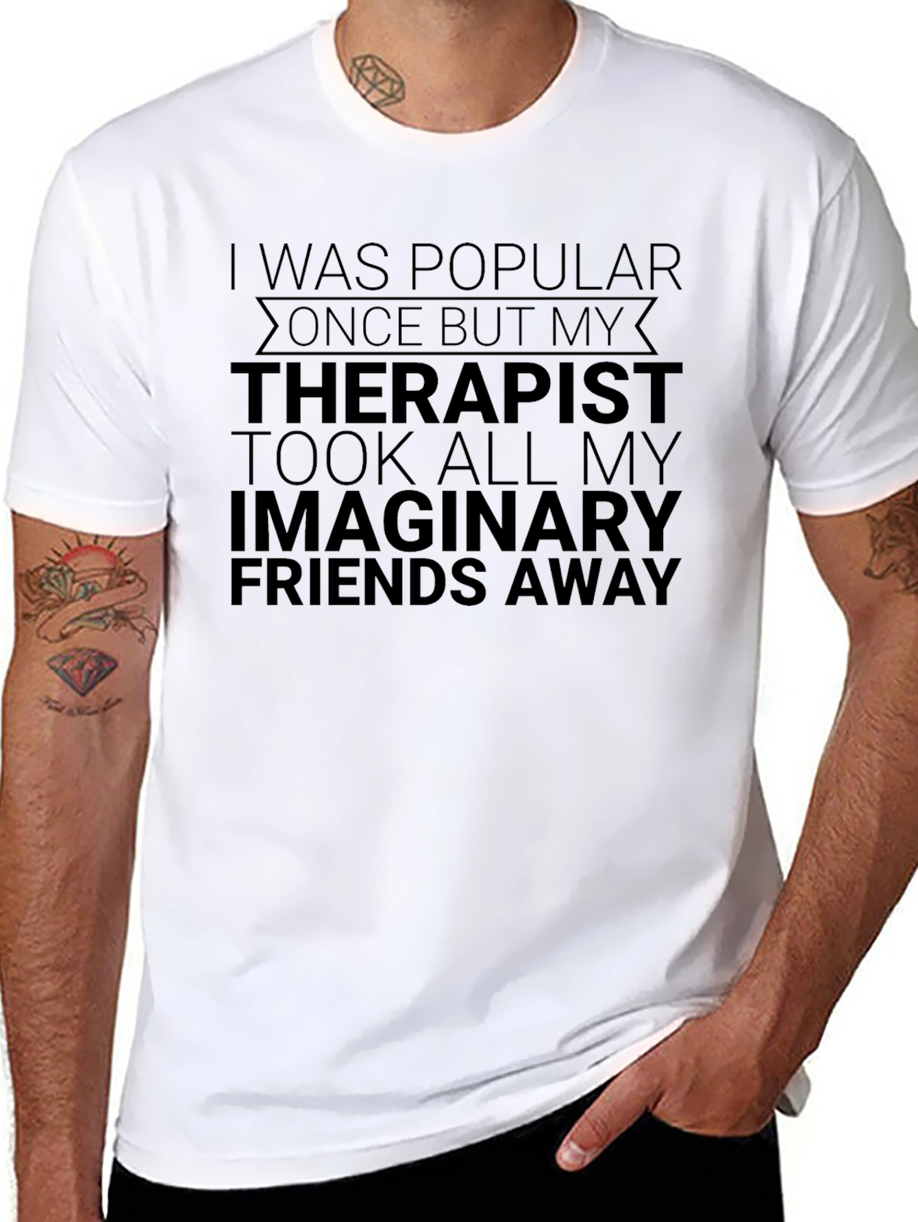 Funny Therapist Imaginary Friends Graphic Tee