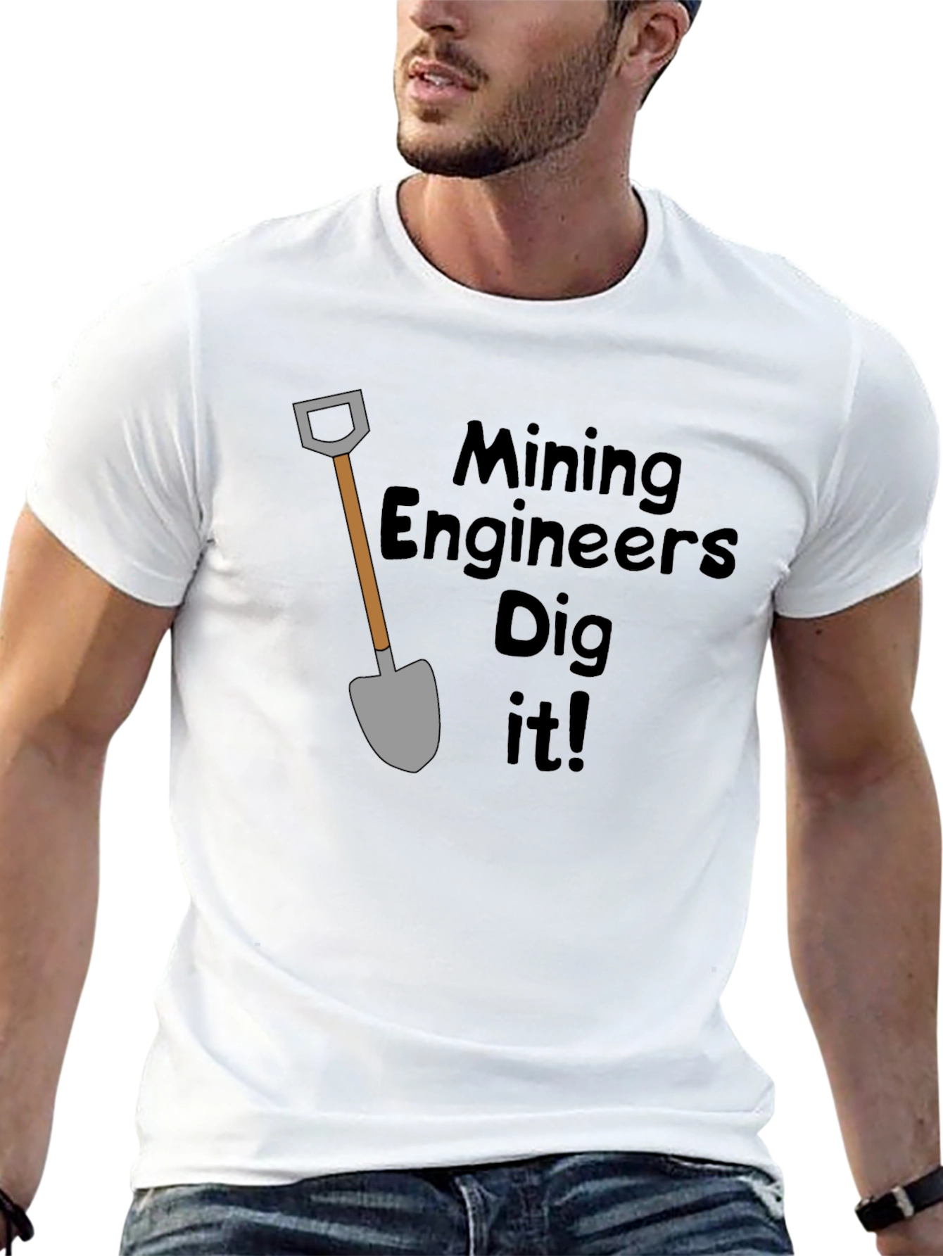 Mining Engineers Dig It! Black T-Shirt