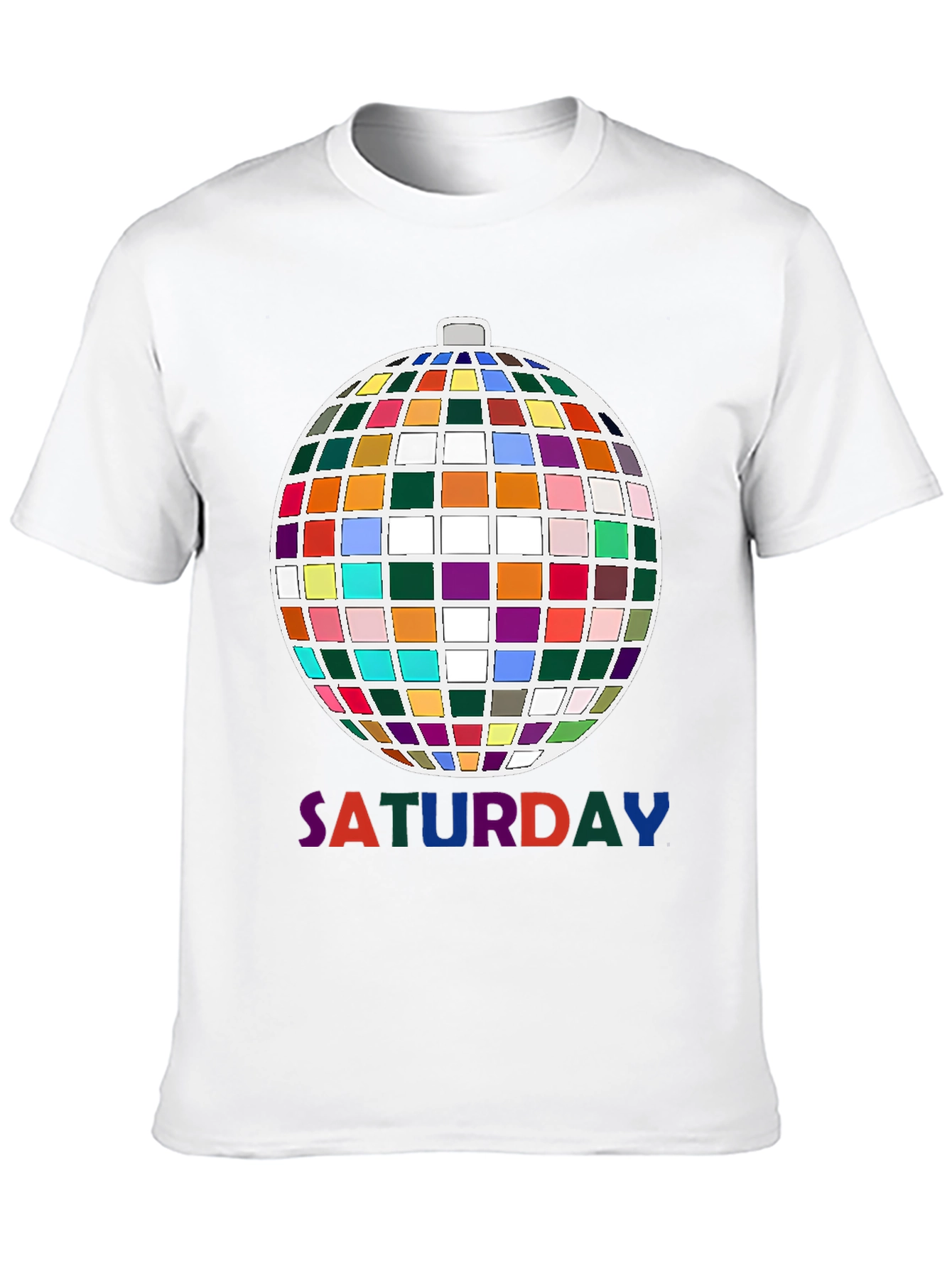 Saturday Disco Ball Graphic Tee