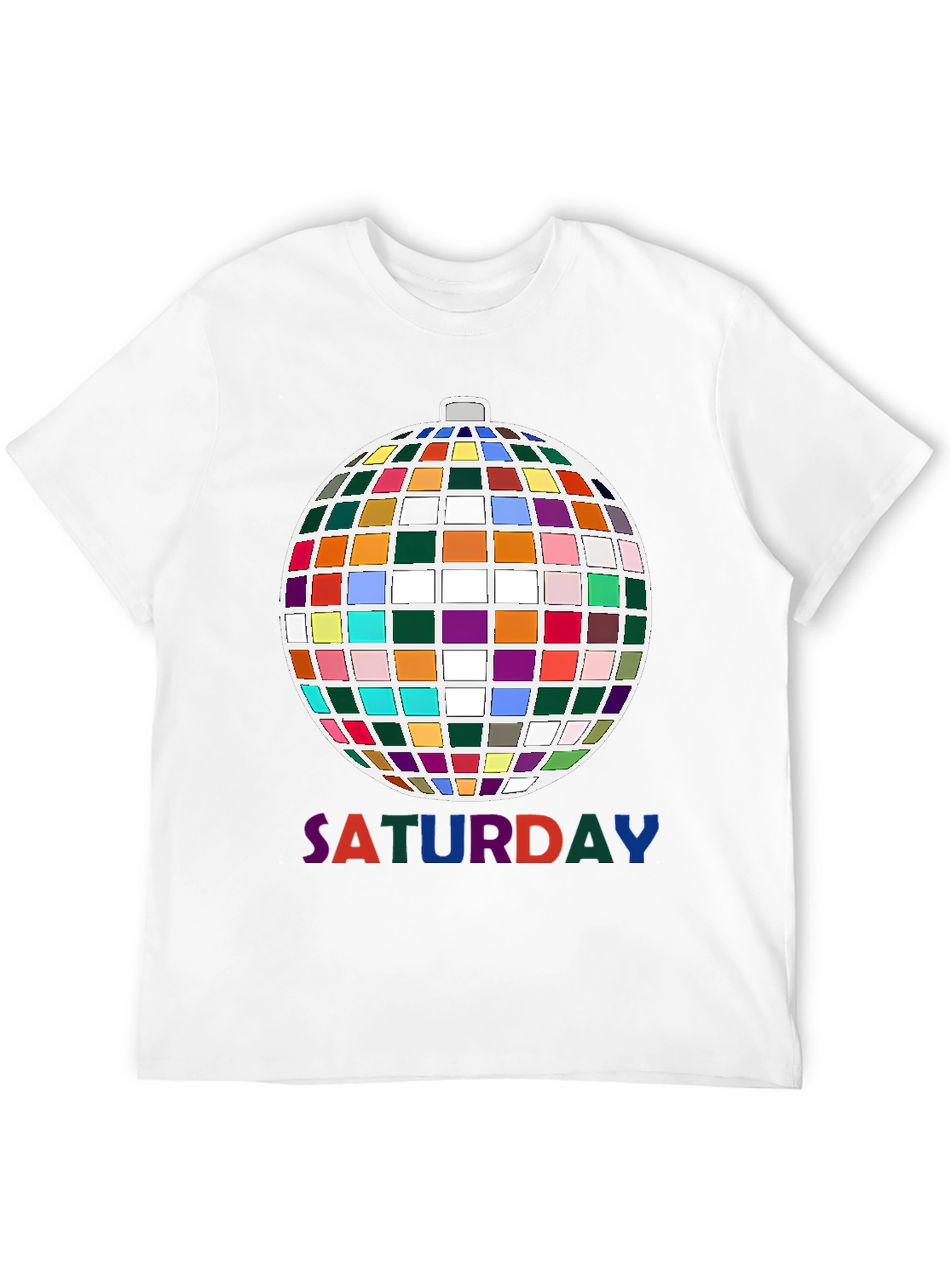 Saturday Disco Ball Graphic Tee