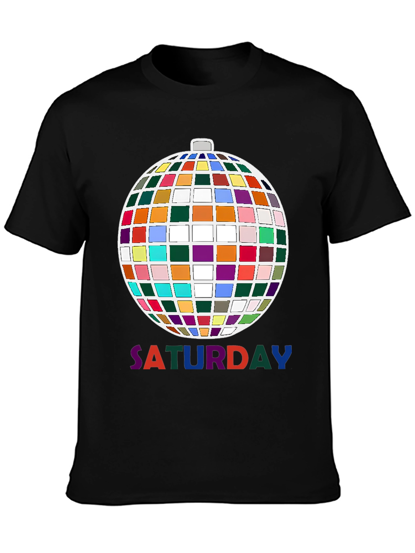 Saturday Disco Ball Graphic Tee