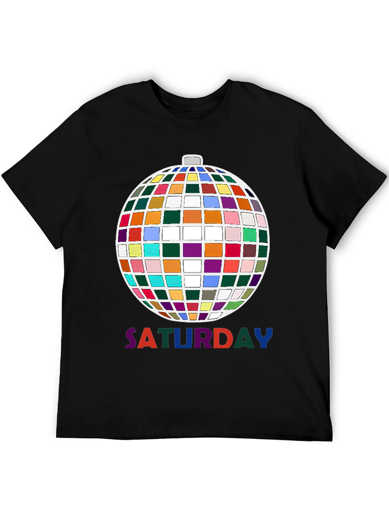 Saturday Disco Ball Graphic Tee