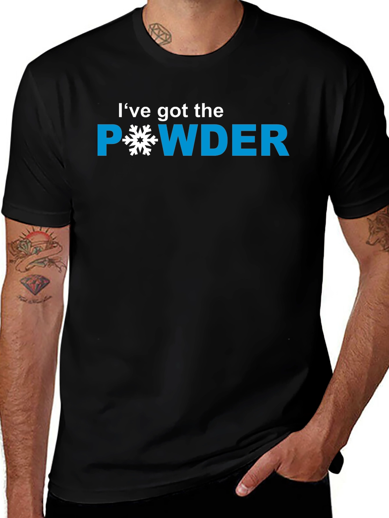 Ive Got The Powder T-Shirt - Snowboarding Apparel