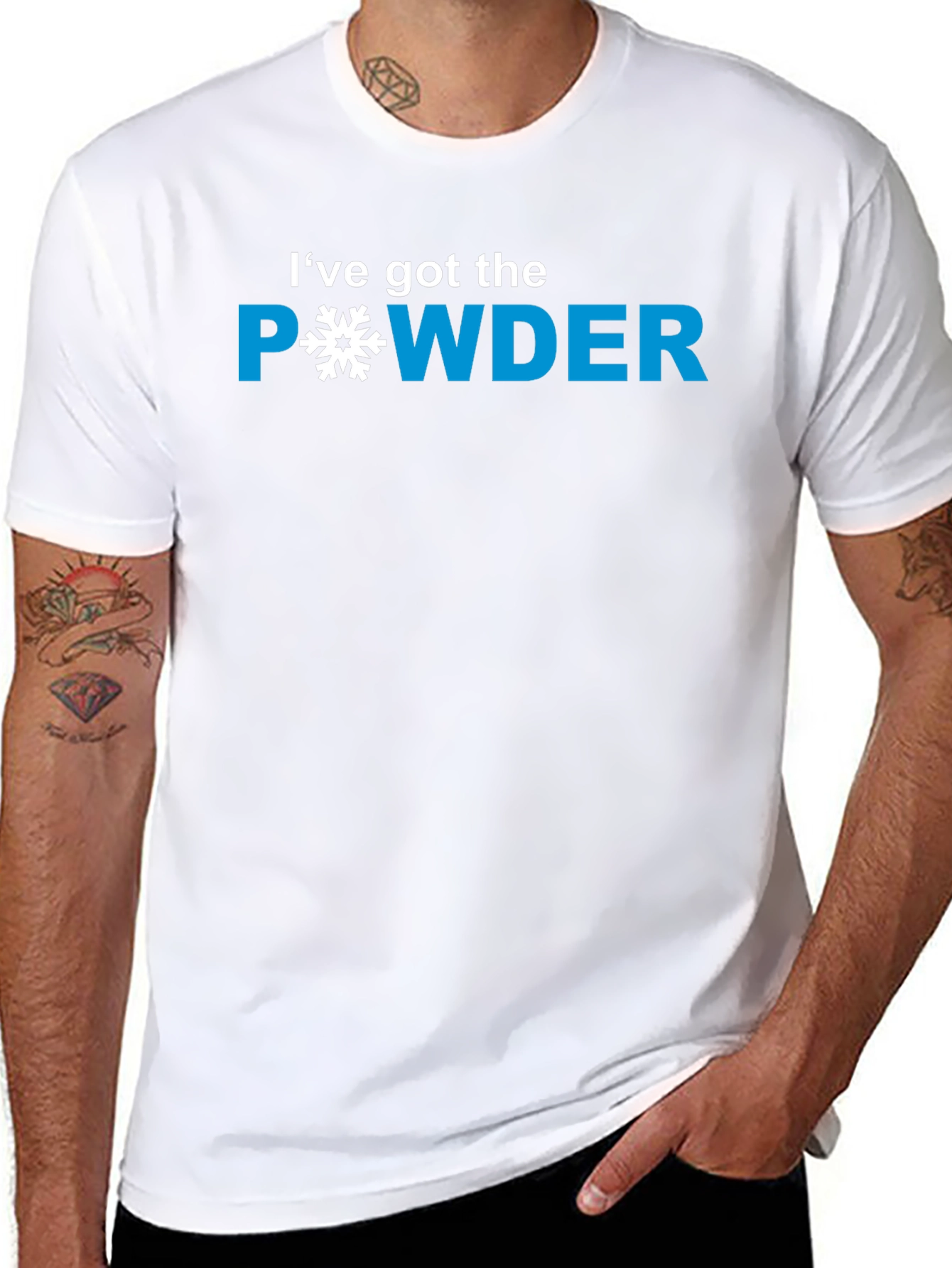 Ive Got The Powder T-Shirt - Snowboarding Apparel