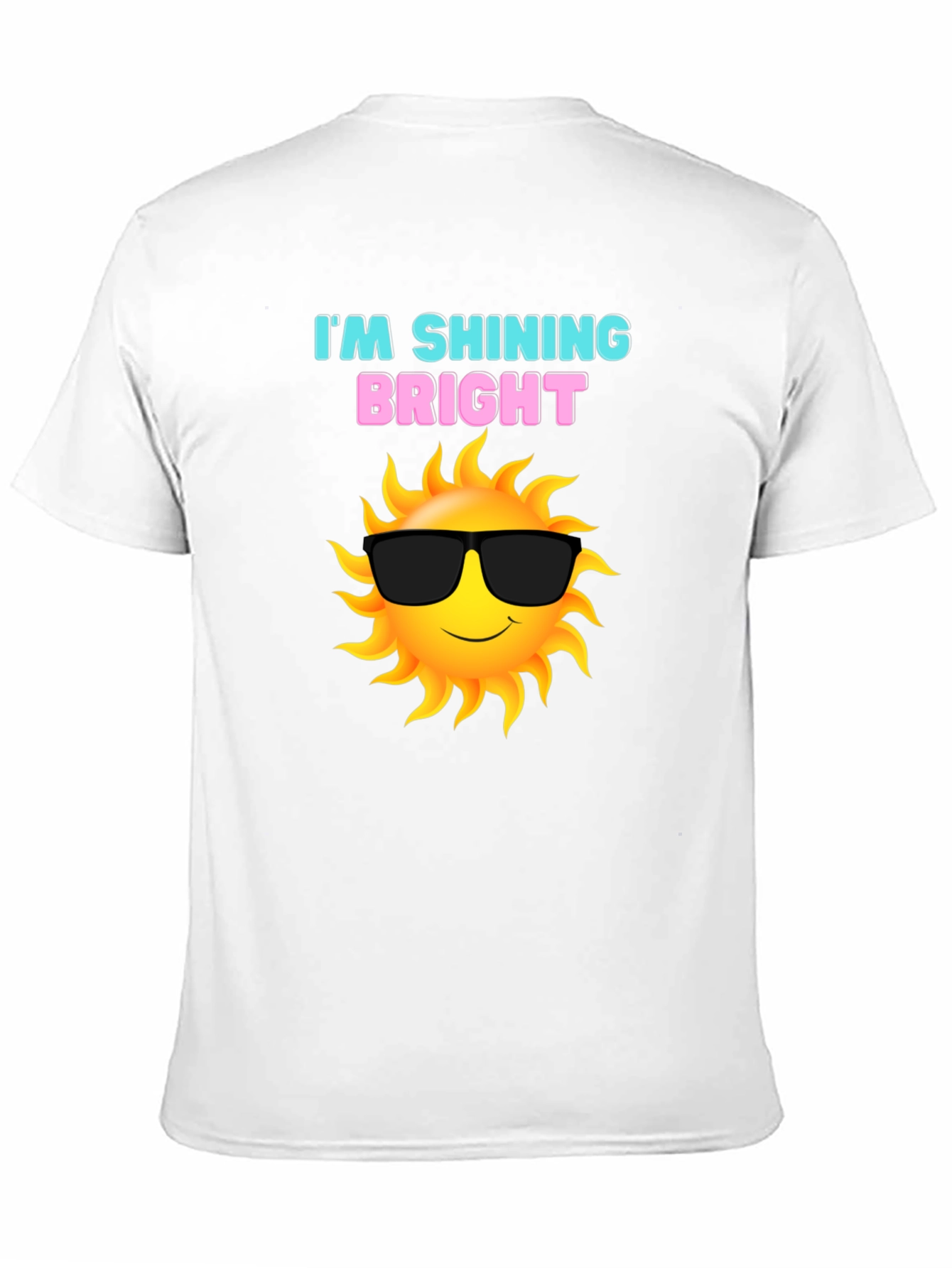 Shining Bright Sun Graphic Tee - Black