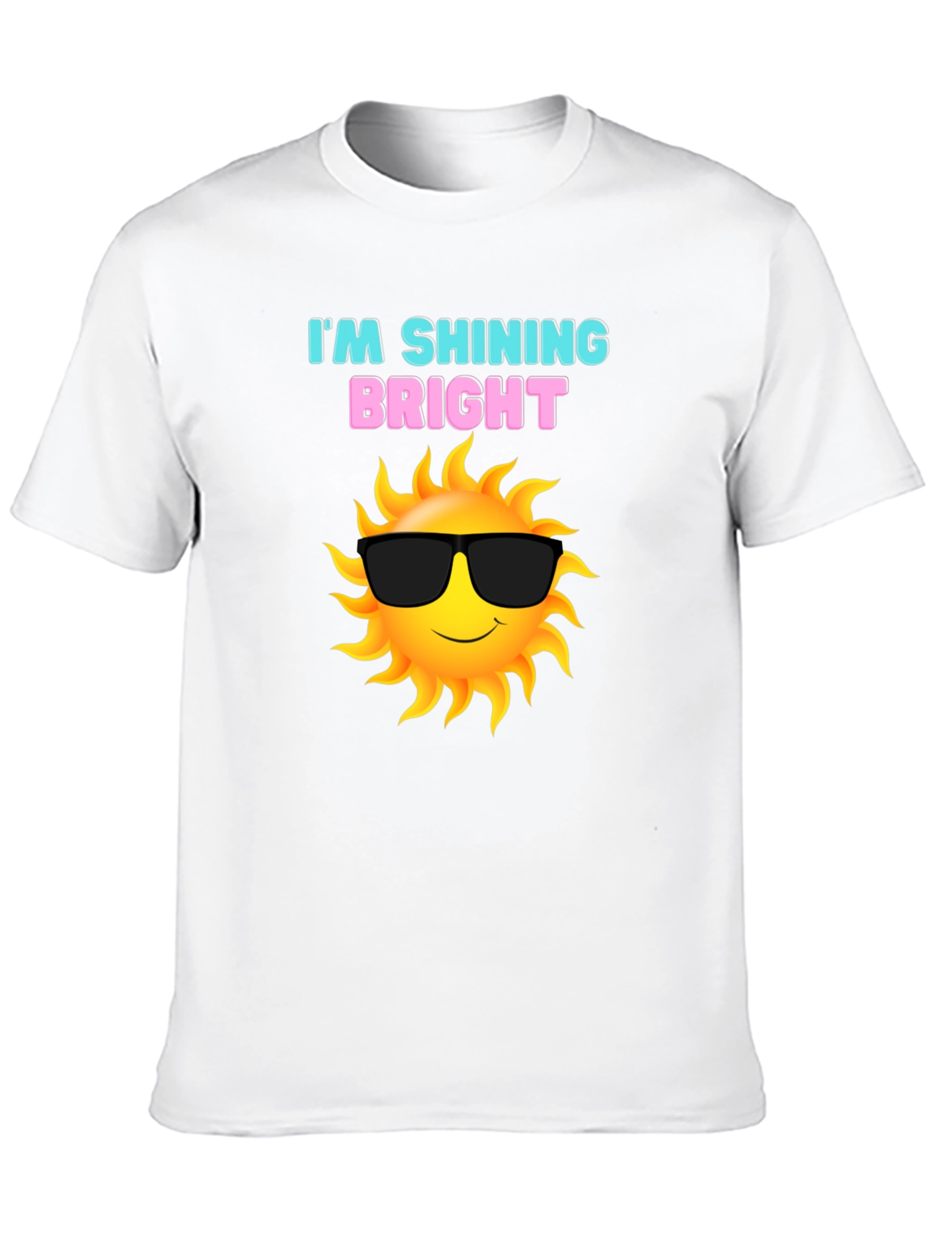 Shining Bright Sun Graphic Tee - Black