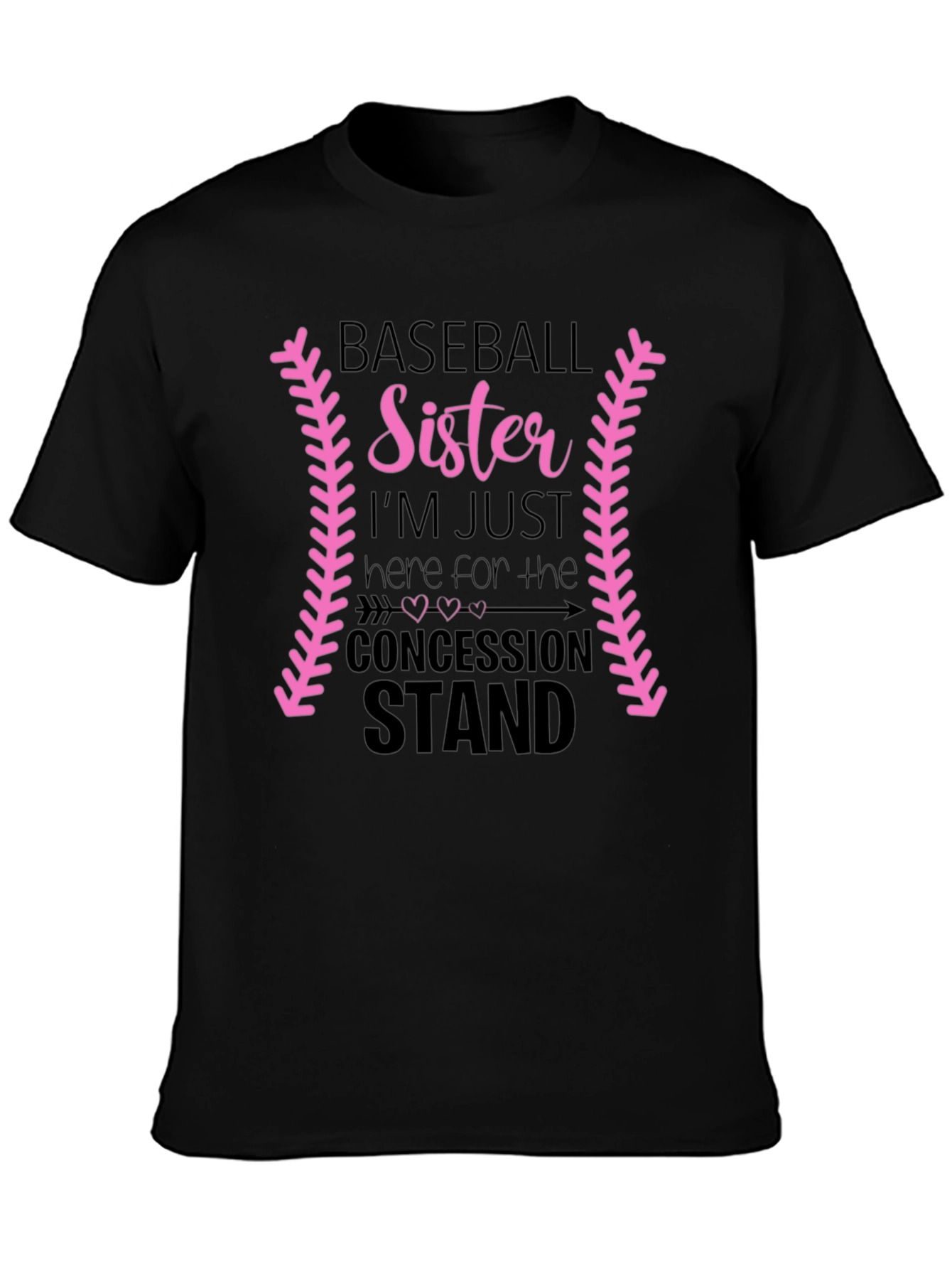 Baseball Sister Concession Stand T-Shirt
