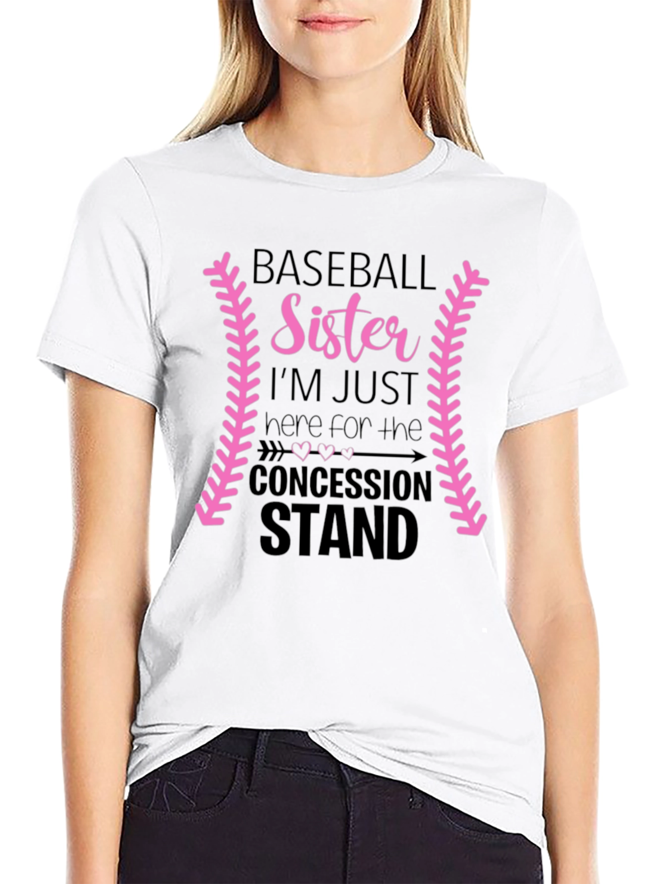 Baseball Sister Concession Stand T-Shirt