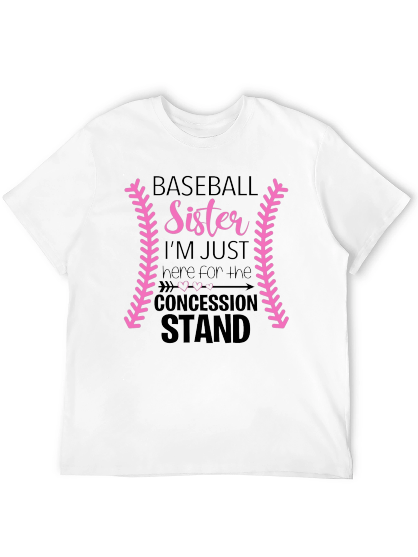 Baseball Sister Concession Stand T-Shirt