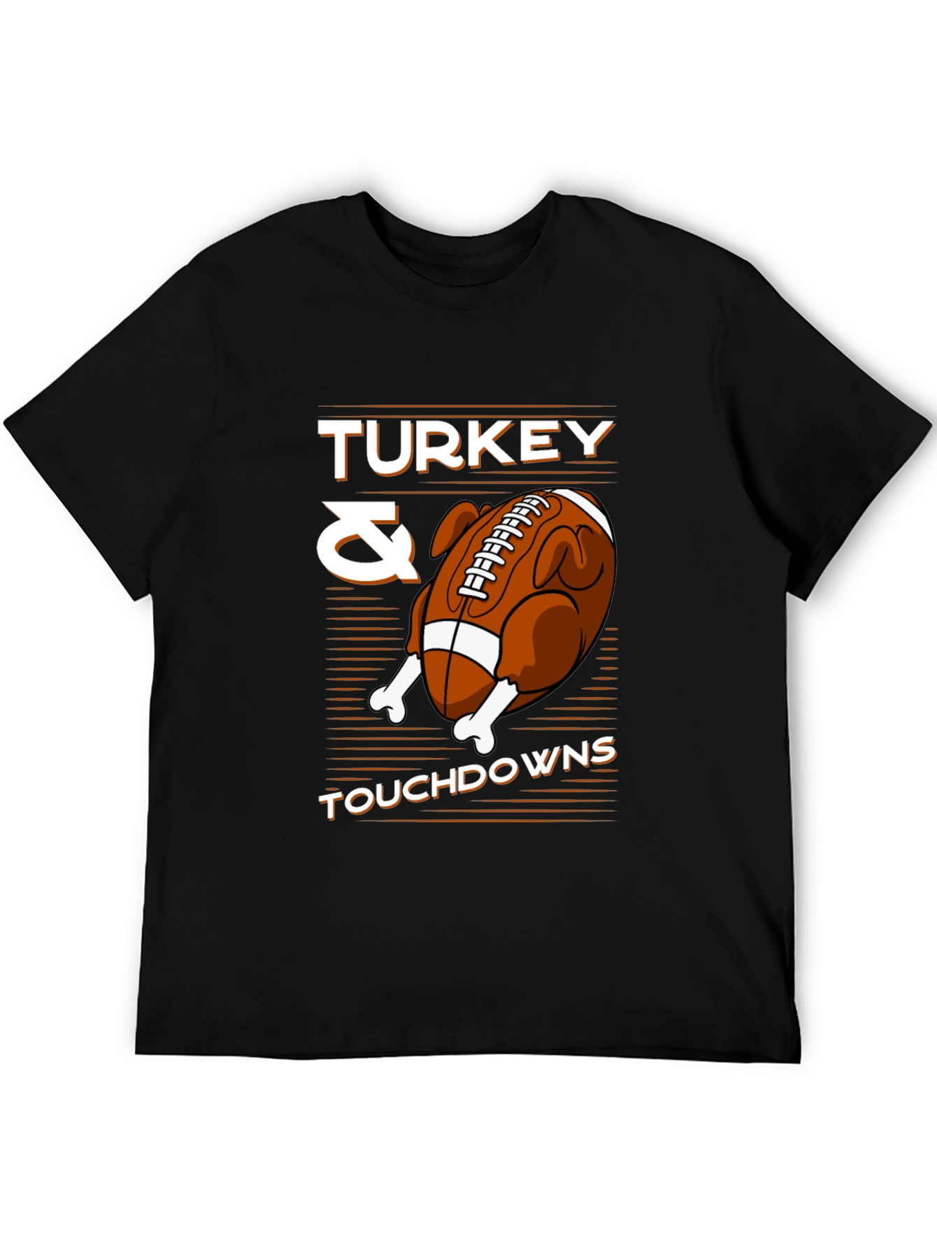 Turkey & Touchdowns Graphic T-Shirt