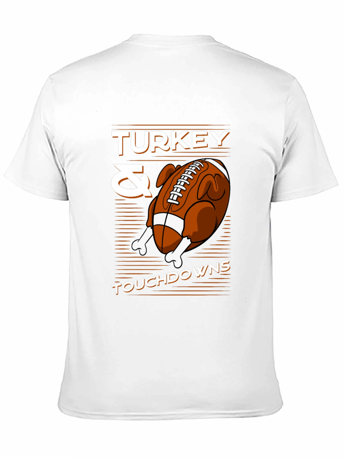 Turkey & Touchdowns Graphic T-Shirt