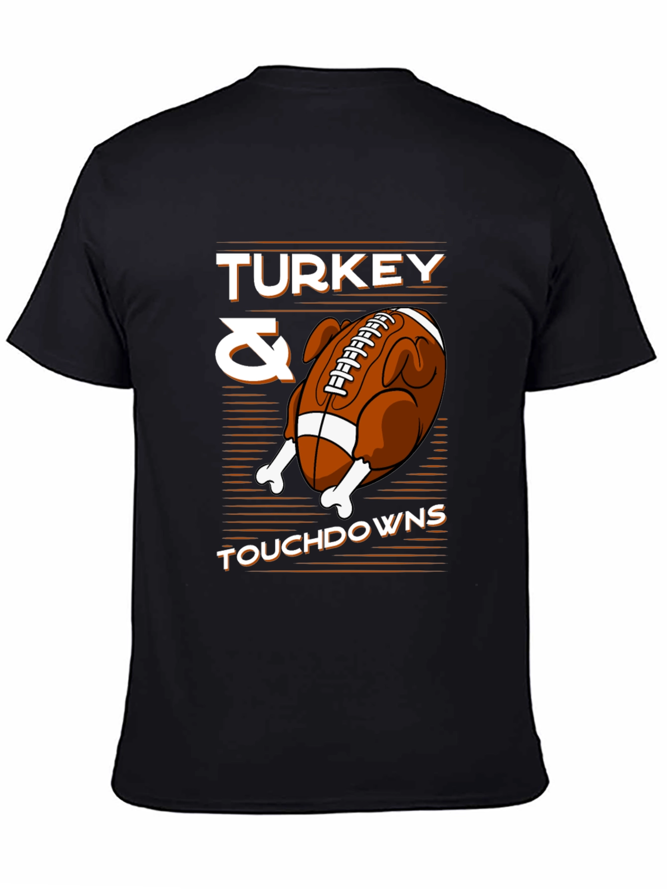 Turkey & Touchdowns Graphic T-Shirt