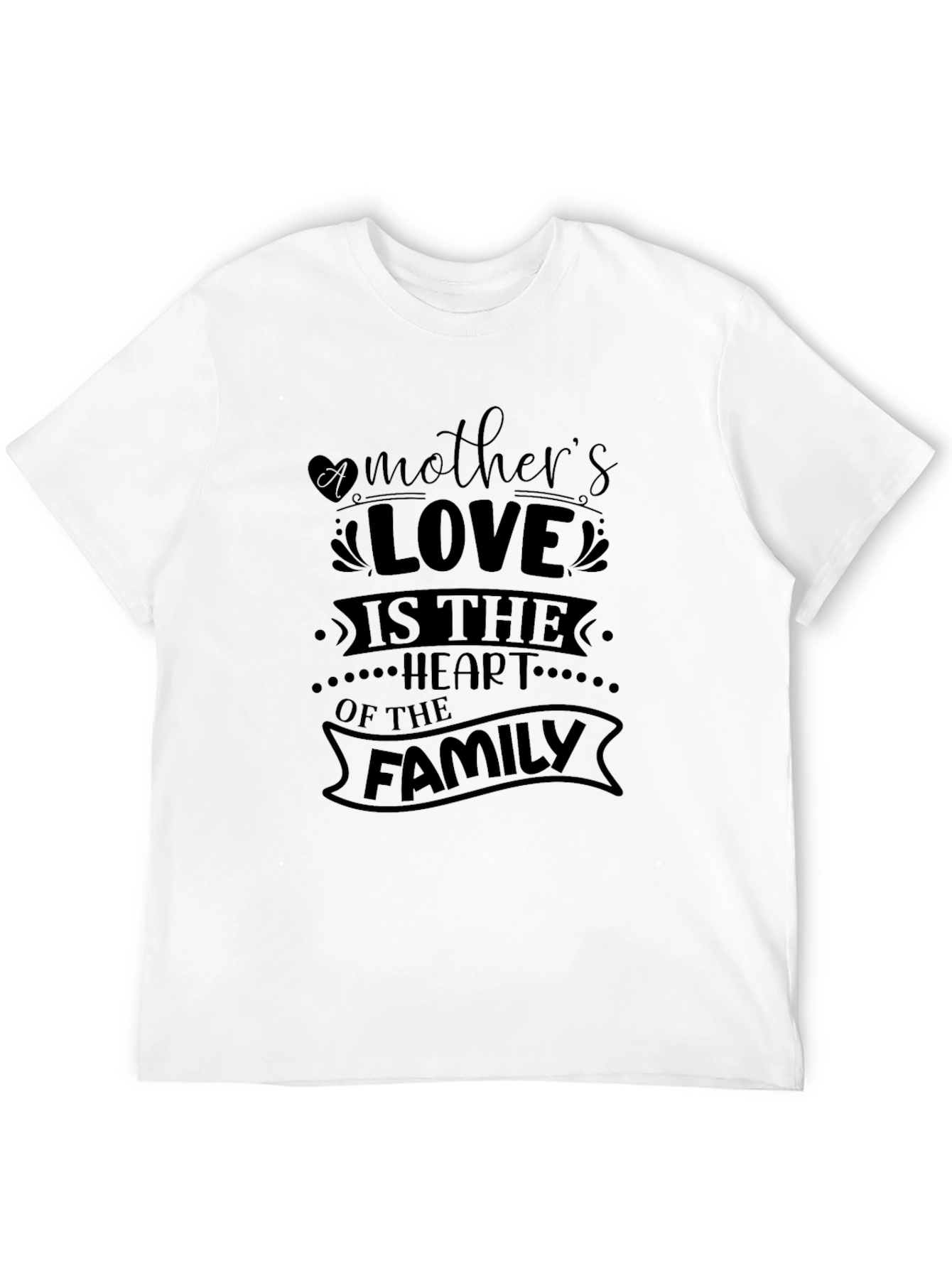 Mothers Love T-Shirt - Family Heart Tee