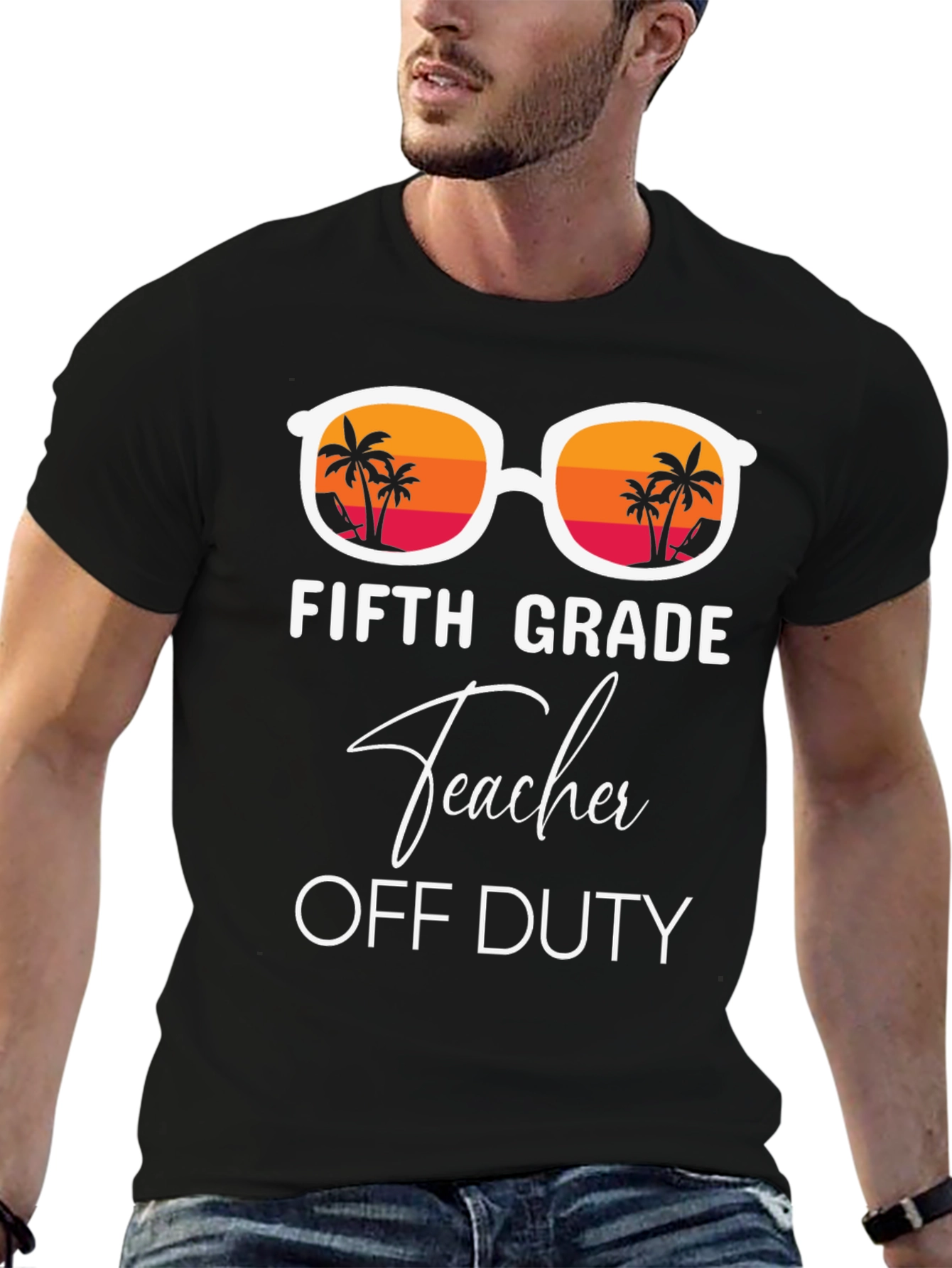 Fifth Grade Teacher Off Duty Summer T-Shirt