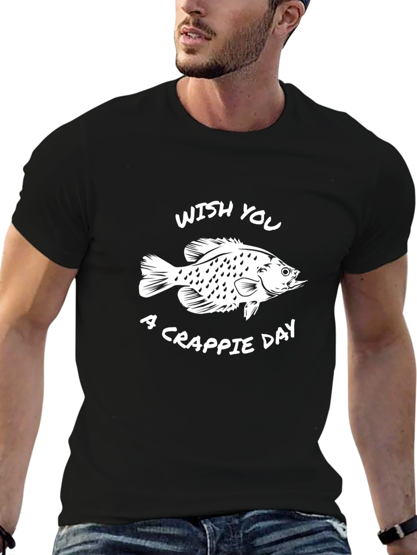Wish You A Crappie Day Fishing T-Shirt