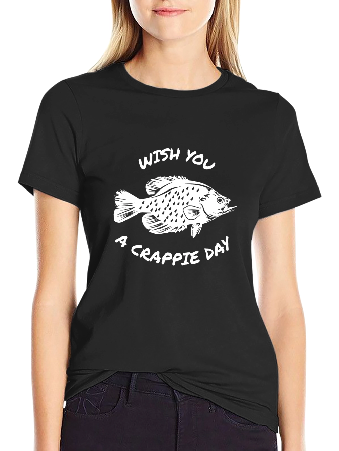 Wish You A Crappie Day Fishing T-Shirt