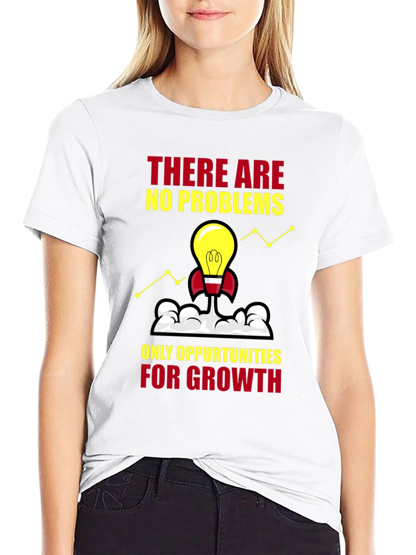 Growth Mindset T-Shirt: No Problems Opportunities Only