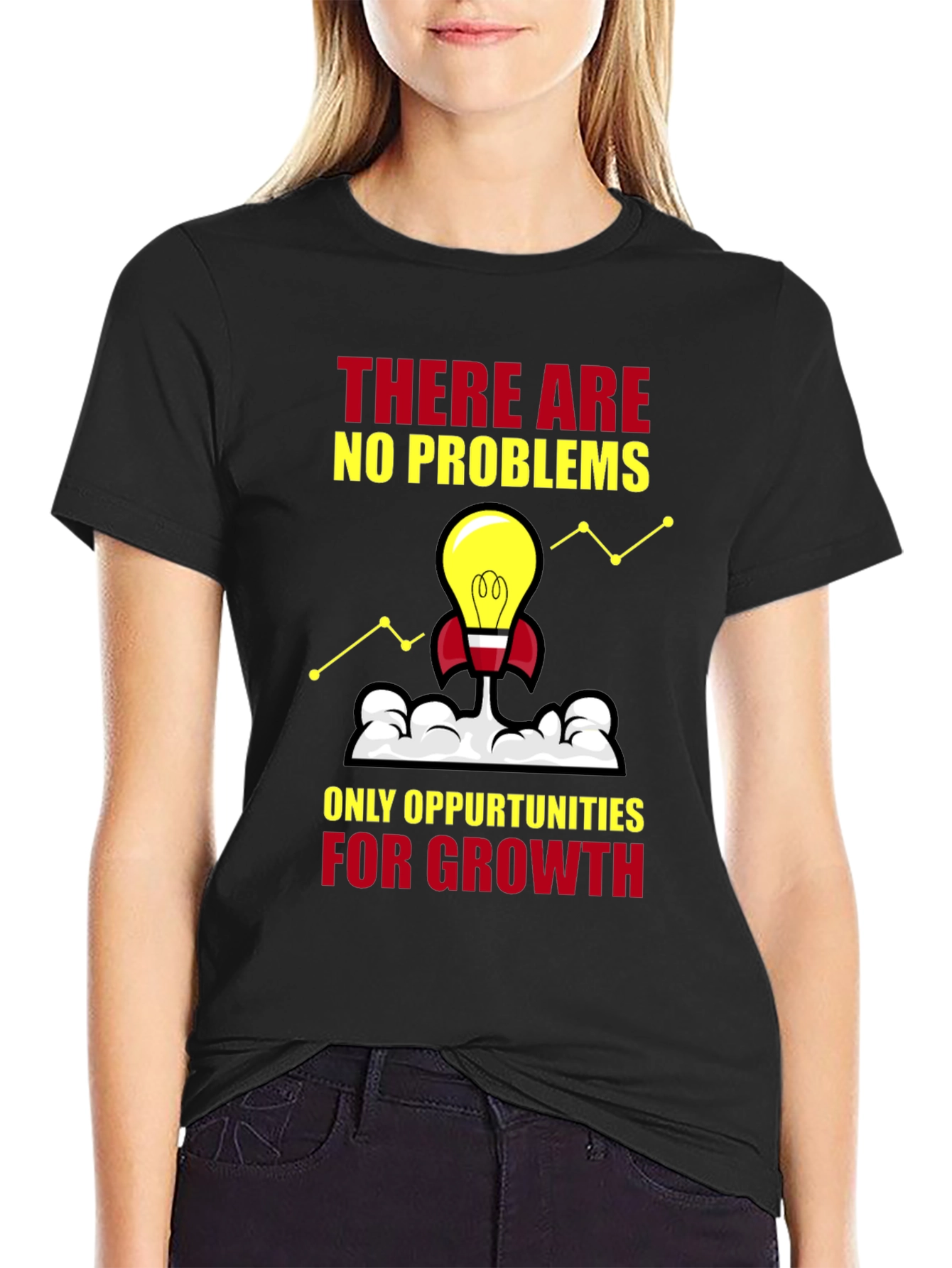 Growth Mindset T-Shirt: No Problems Opportunities Only