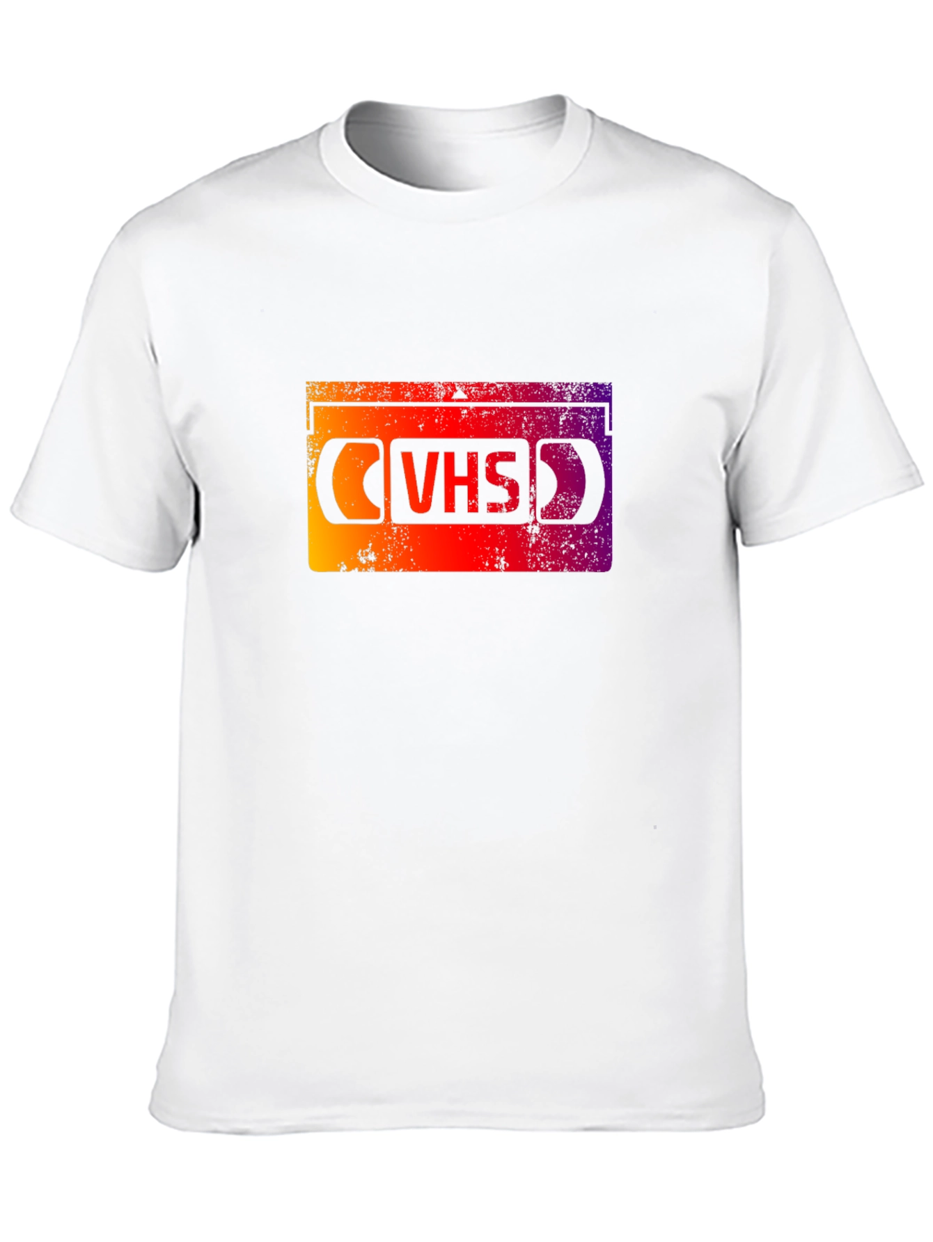 Retro VHS Tape Graphic Tee - Black