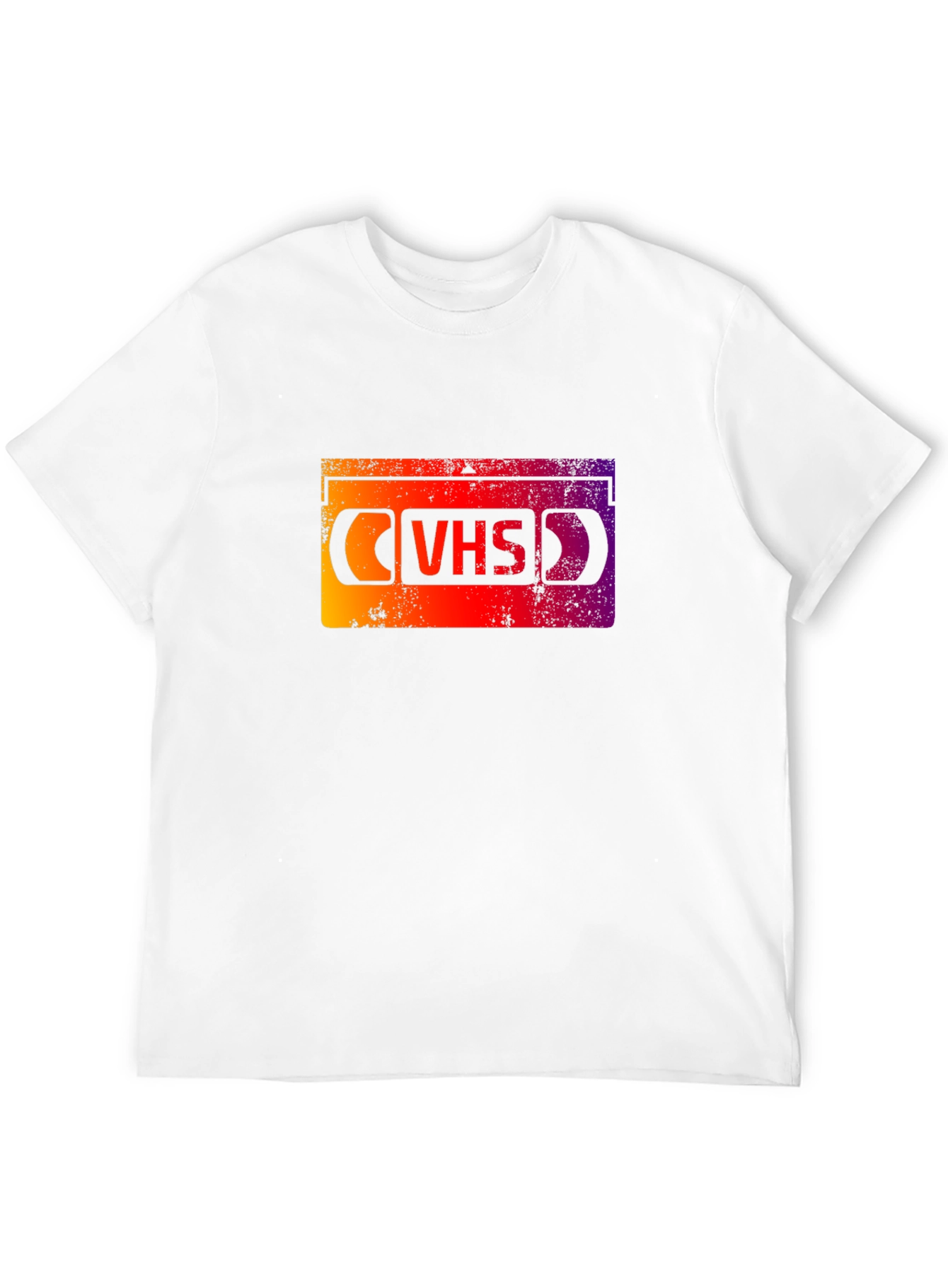 Retro VHS Tape Graphic Tee - Black