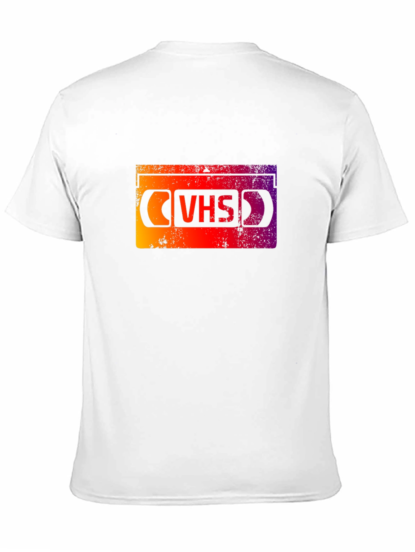 Retro VHS Tape Graphic Tee - Black
