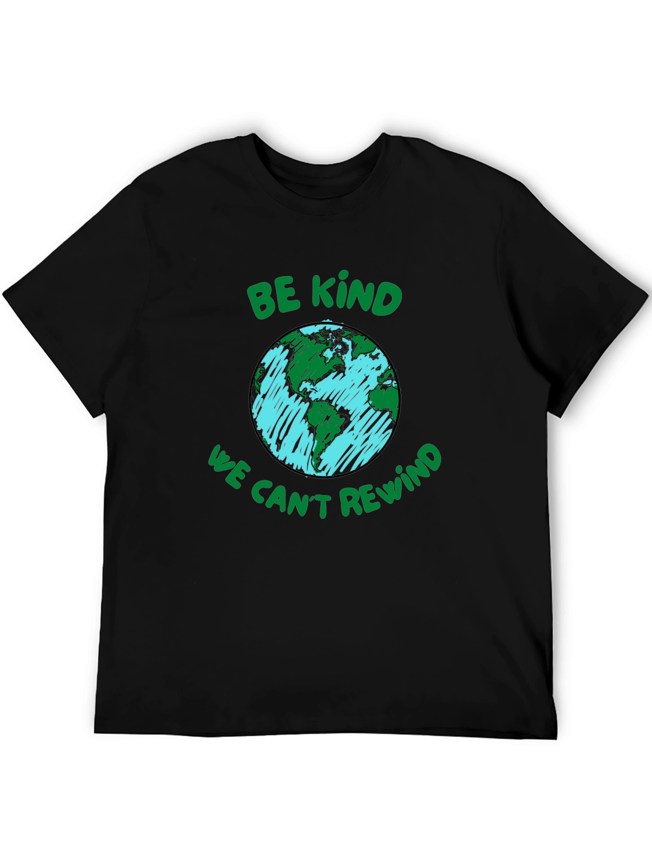 Eco-Friendly Graphic Tee: Be Kind Protect Our Planet
