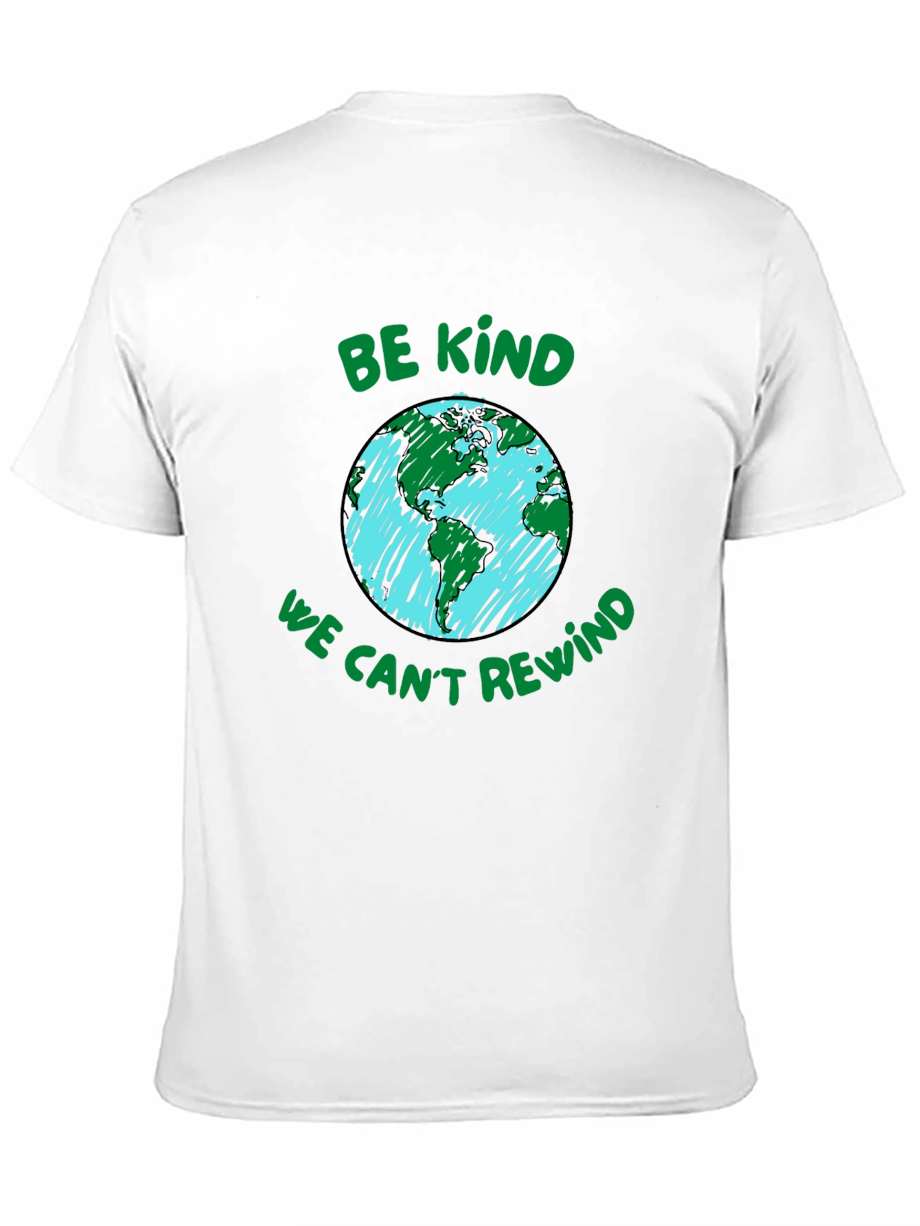 Eco-Friendly Graphic Tee: Be Kind Protect Our Planet