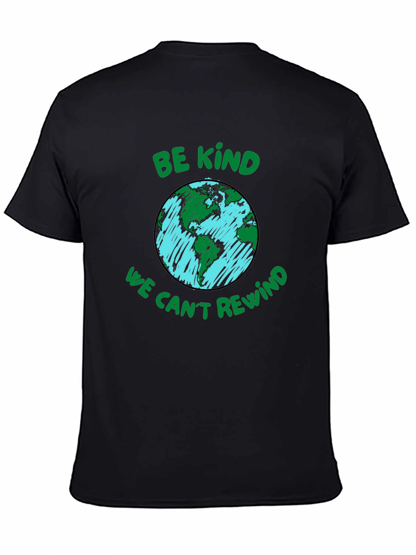 Eco-Friendly Graphic Tee: Be Kind Protect Our Planet