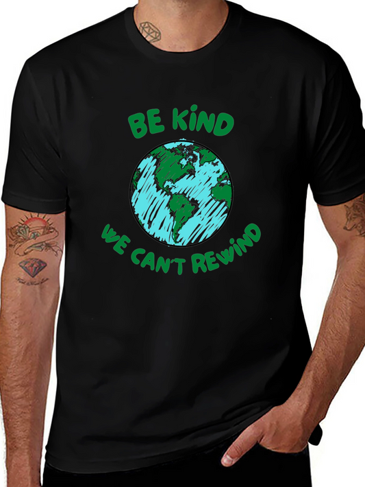 Eco-Friendly Graphic Tee: Be Kind Protect Our Planet