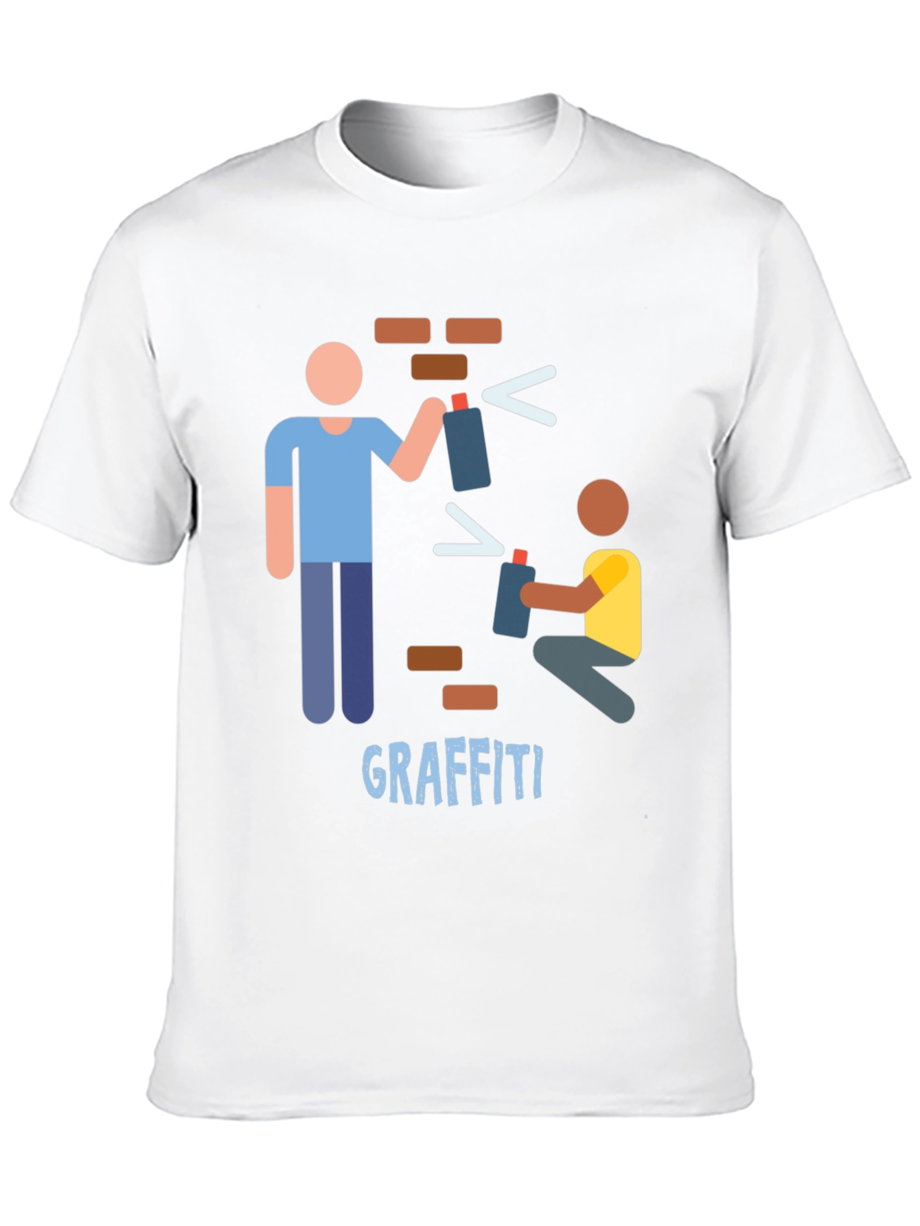 Graffiti Art Black T-Shirt