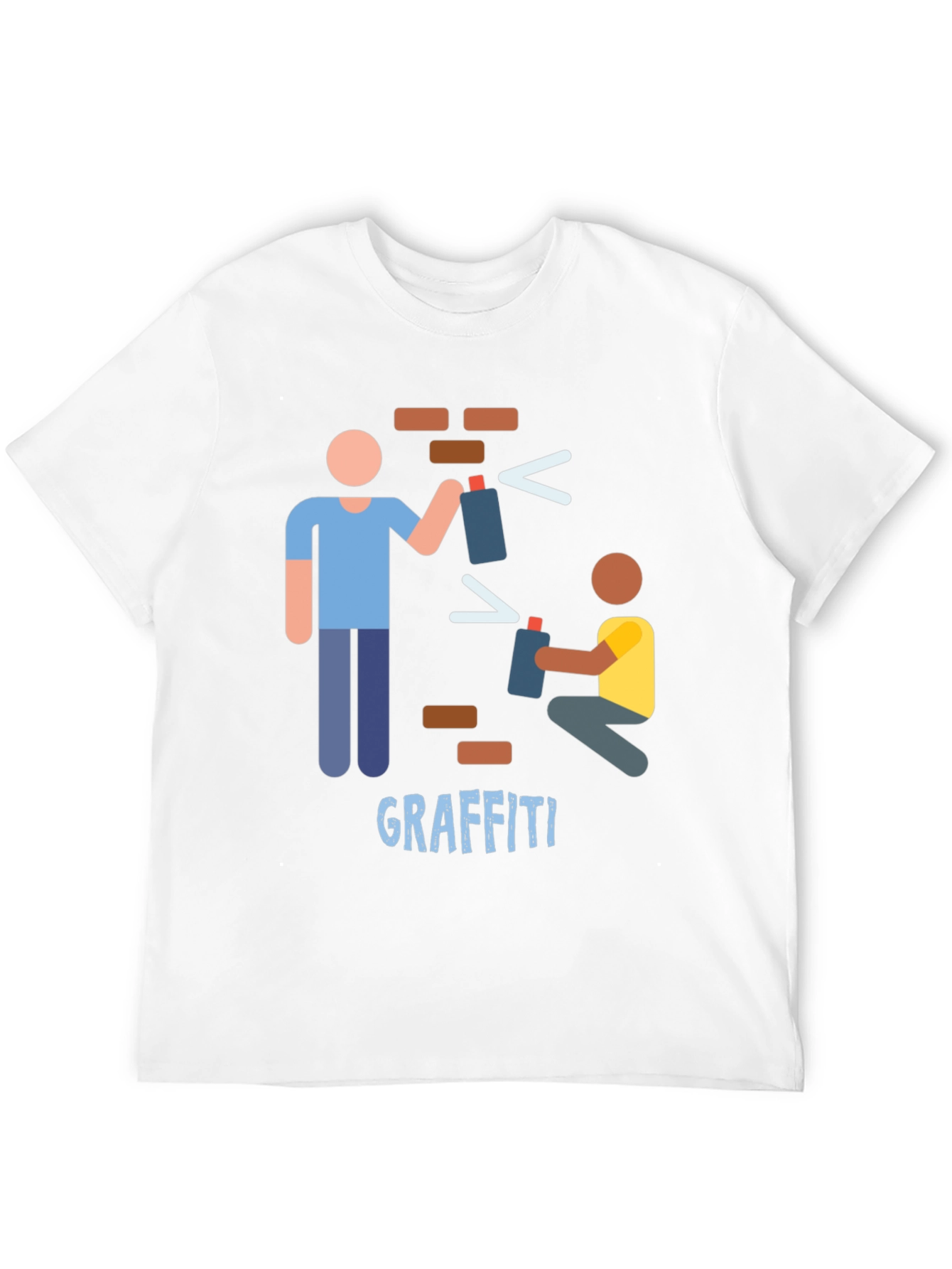 Graffiti Art Black T-Shirt