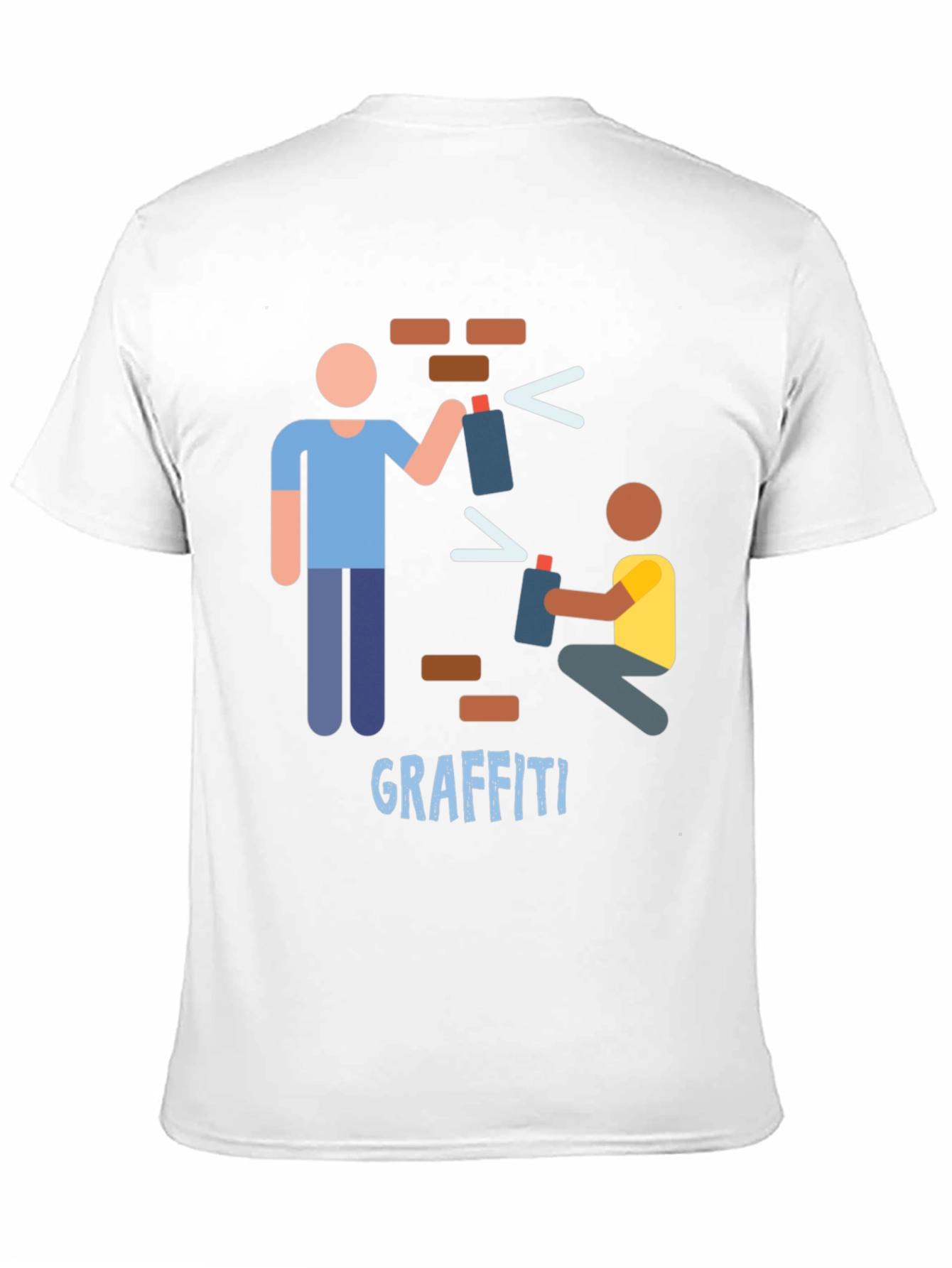 Graffiti Art Black T-Shirt